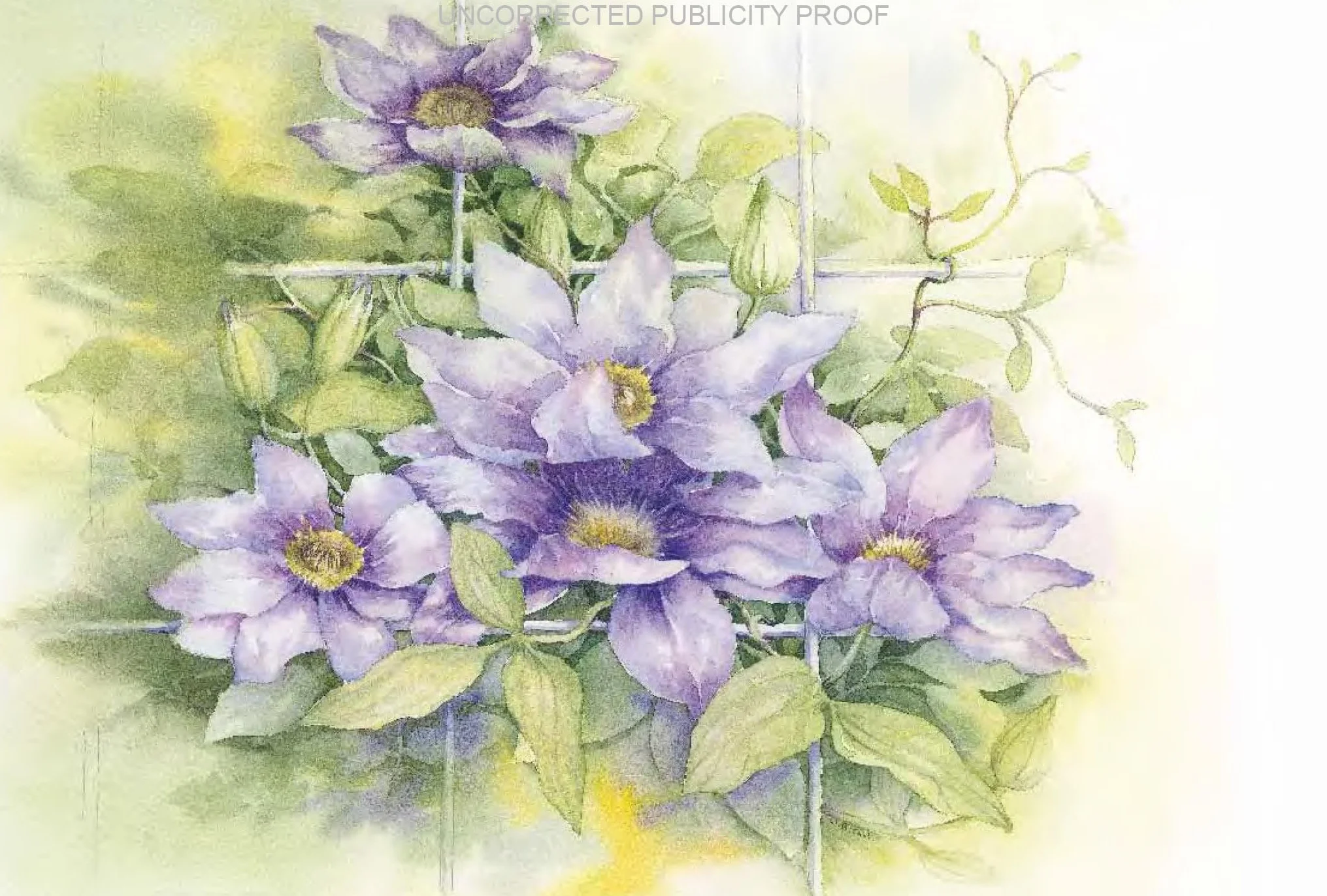 Watercolour Flowers Paint Set