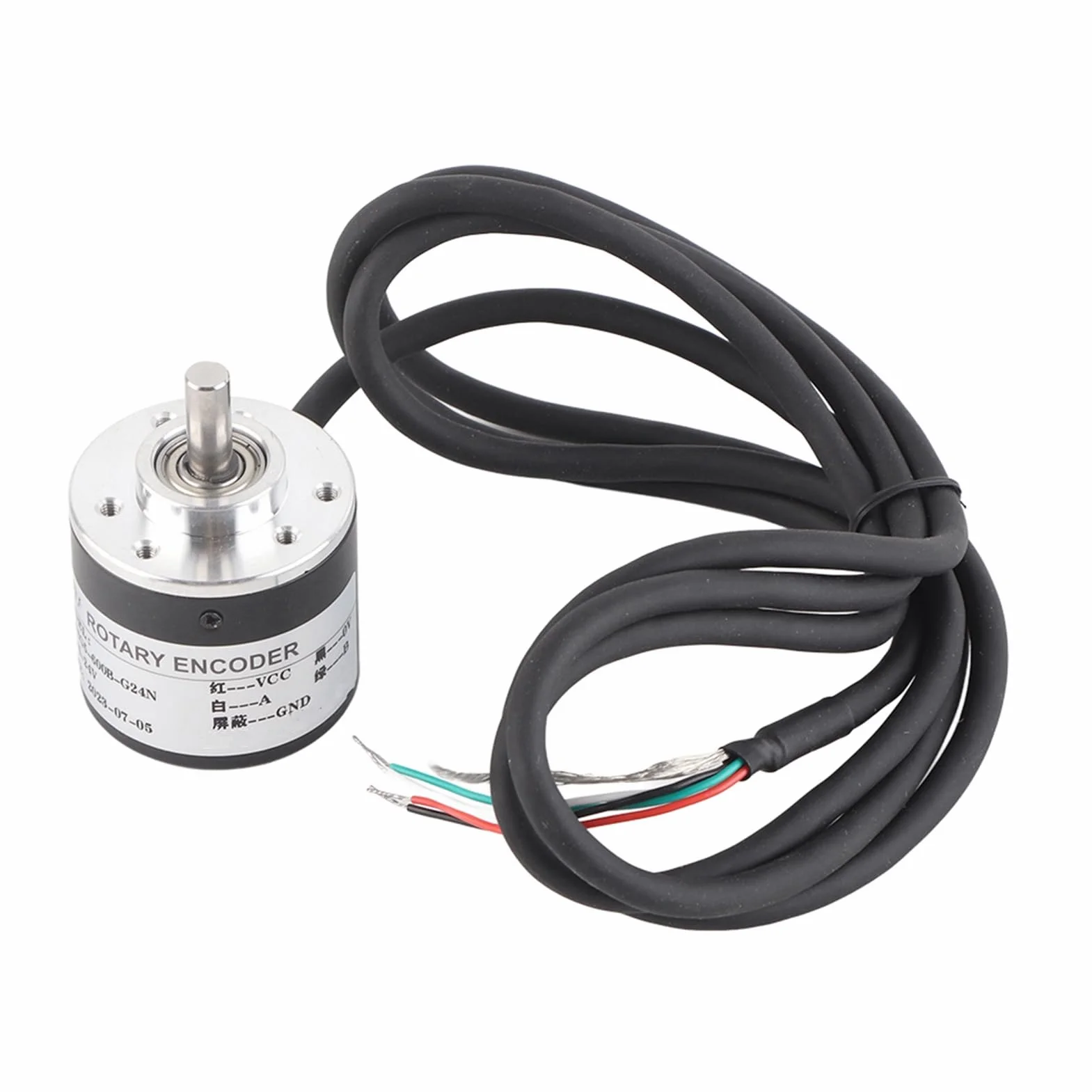 Enkoder Przyrostowy Obrotu 5V-24V AB 2-fazy Wał 6mm 600P/R Czujnik Magnetoelektryczny