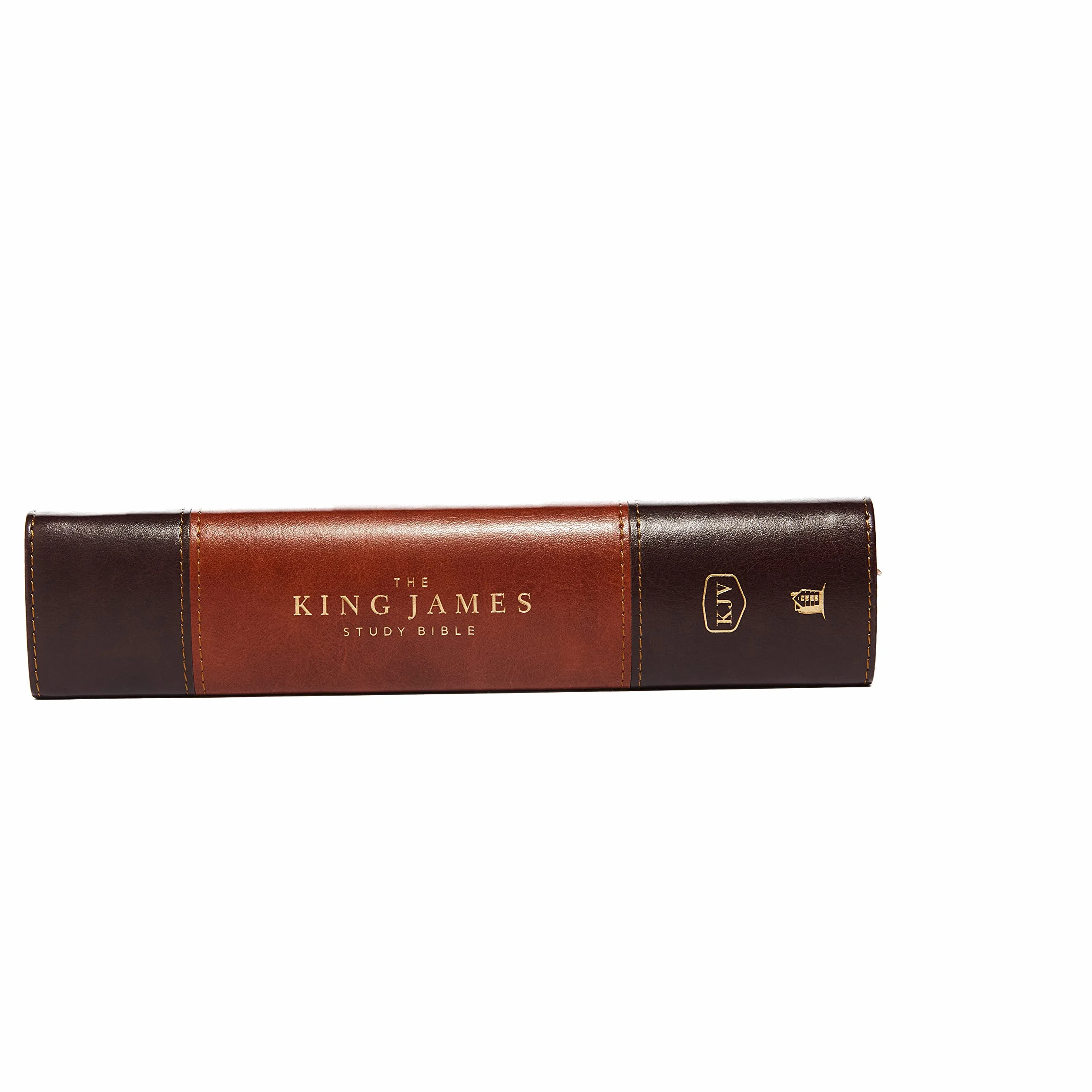 The King James Study Bible Imitation Leather Brown Full-Color Edition