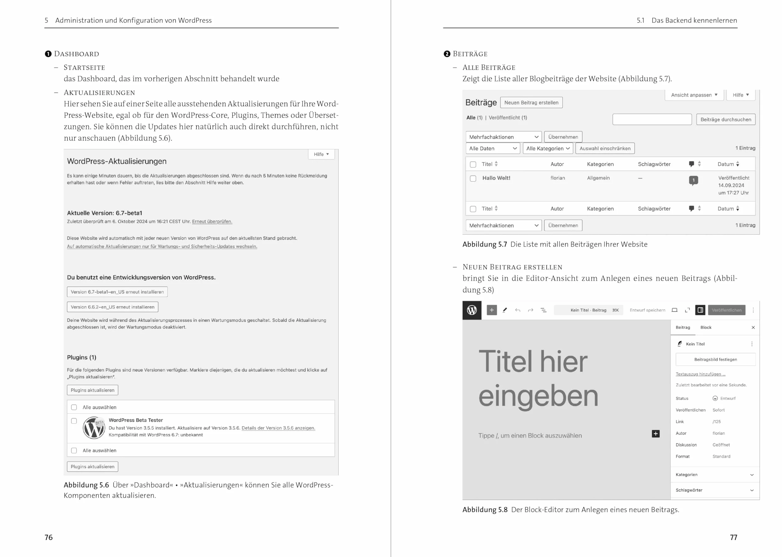 WordPress 6: Das umfassende Handbuch