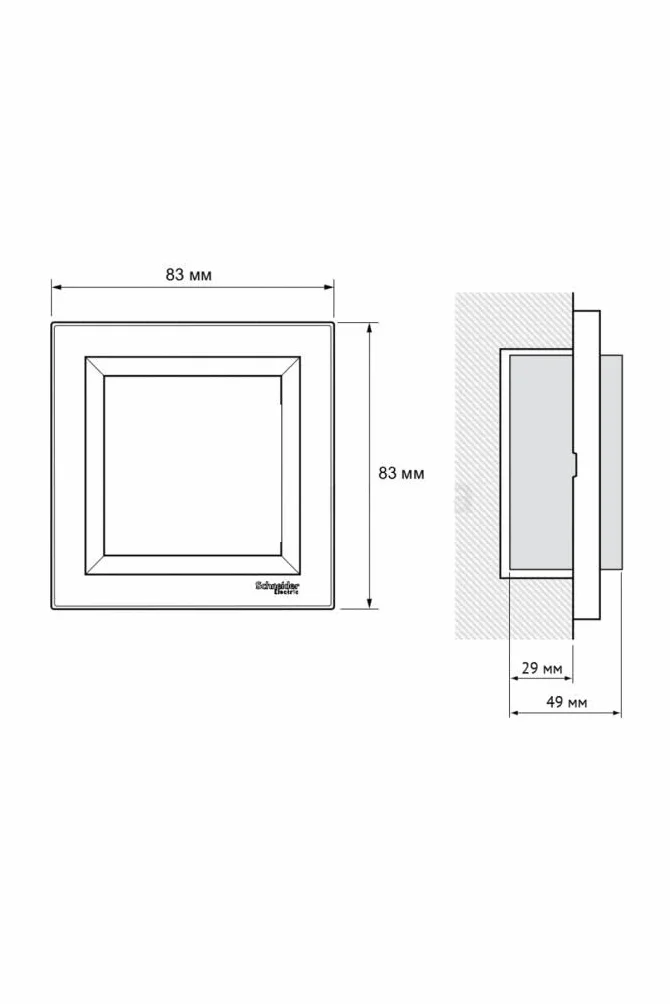Schneider Electric pokrętło regulacyjne 25-325 W biały