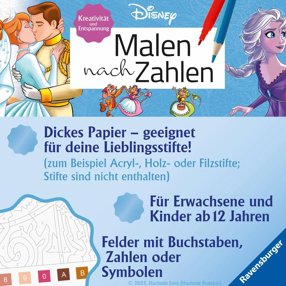 Disney - Malen nach Zahlen: Love Stories