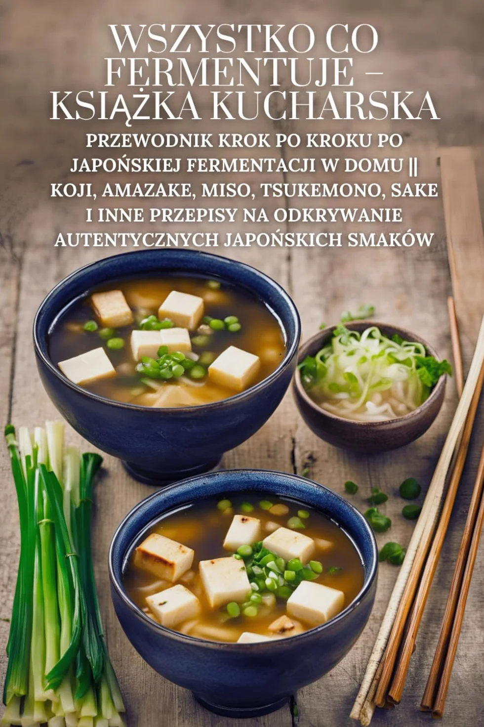 Książka kucharska fermentacja japońska: Koji, Amazake, Miso, Tsukemono, Sake