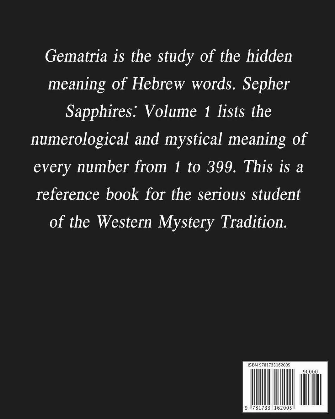 Sepher Sapphires Volume 1: Hebrew Gematria