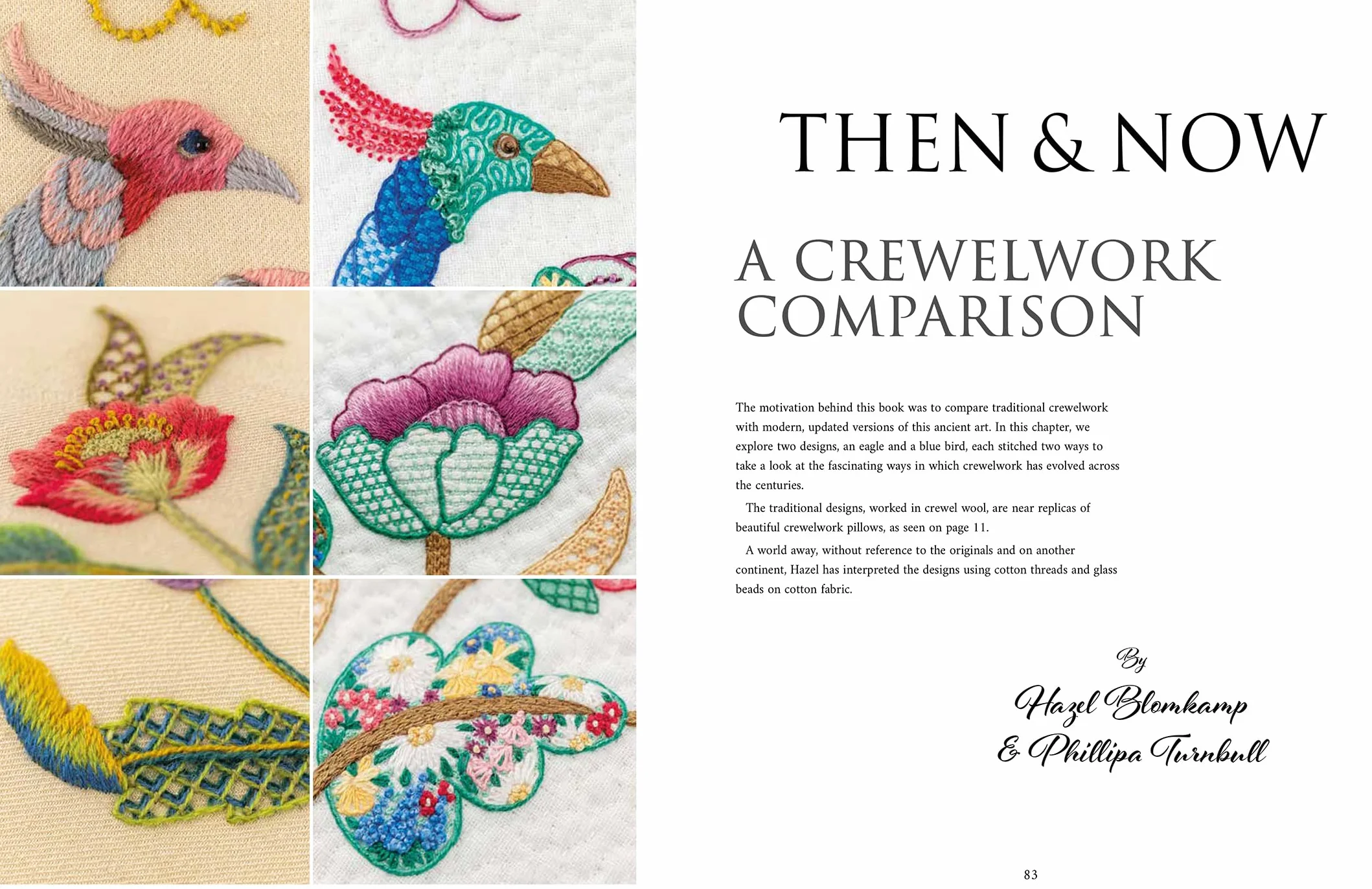 Crewelwork Then and Now: Exploring Traditional Designs and Contemporary Stitching