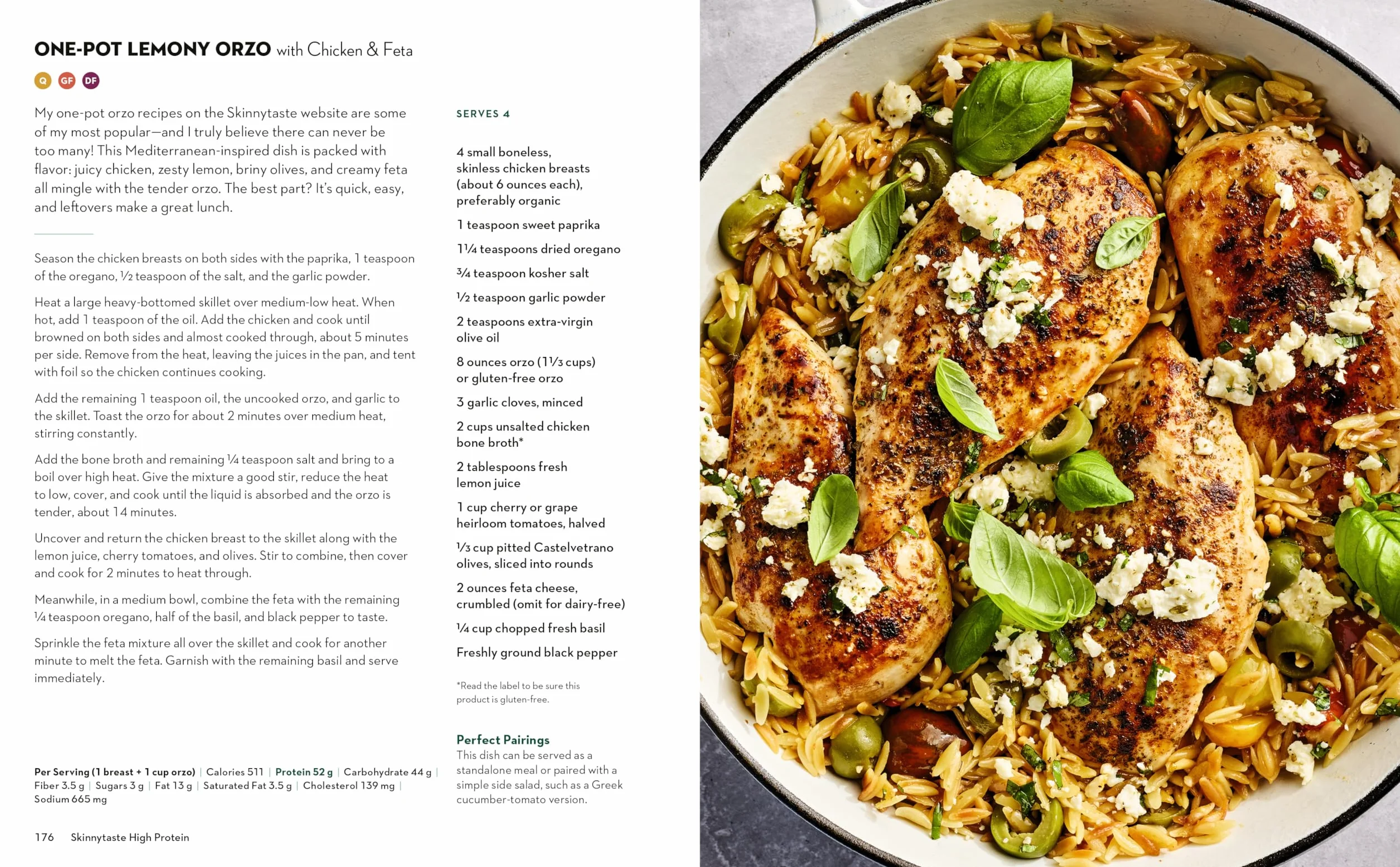 Skinnytaste High Protein: 100 Healthy Simple Recipes Cookbook