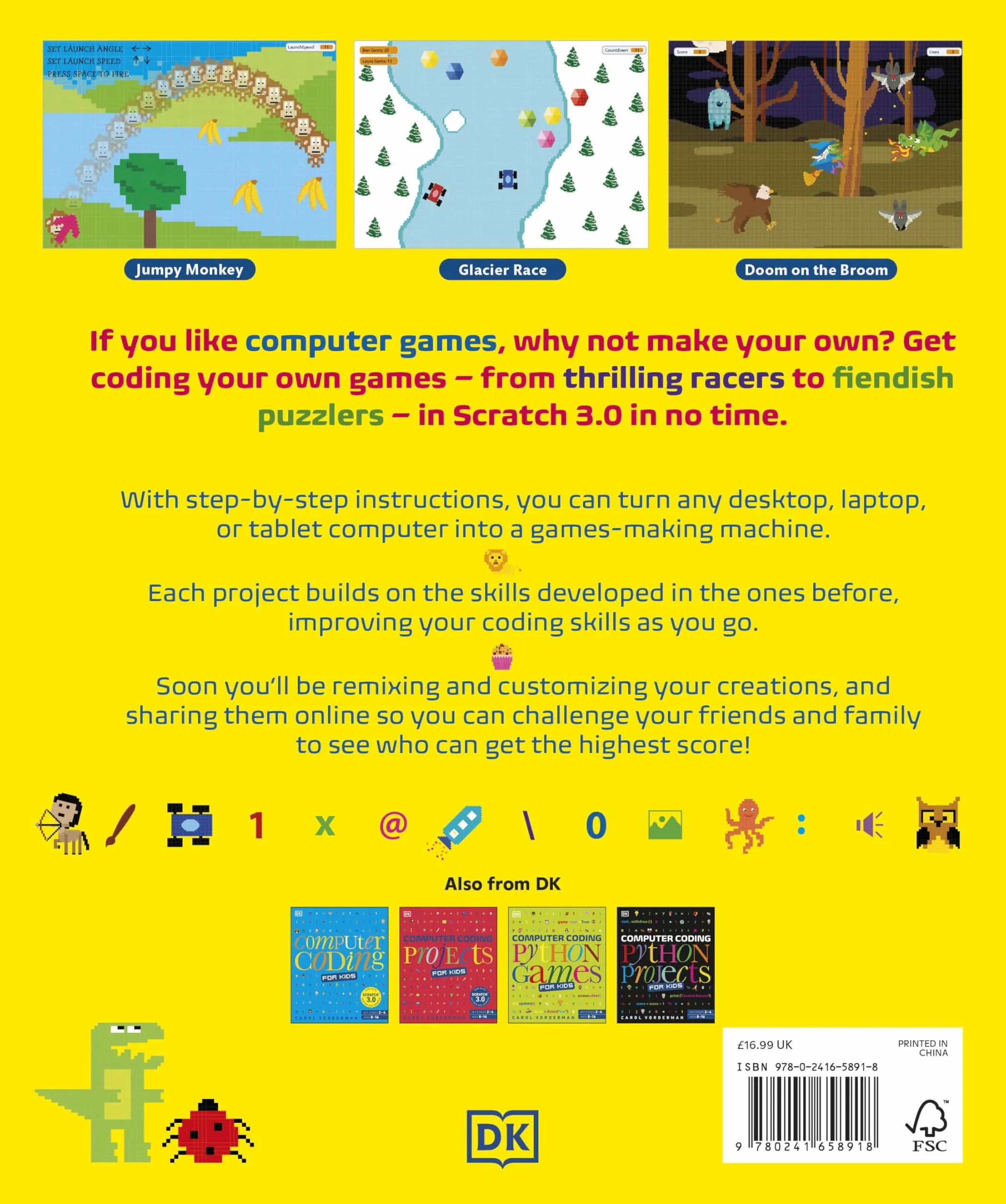 Computer Coding Games in Scratch for Kids