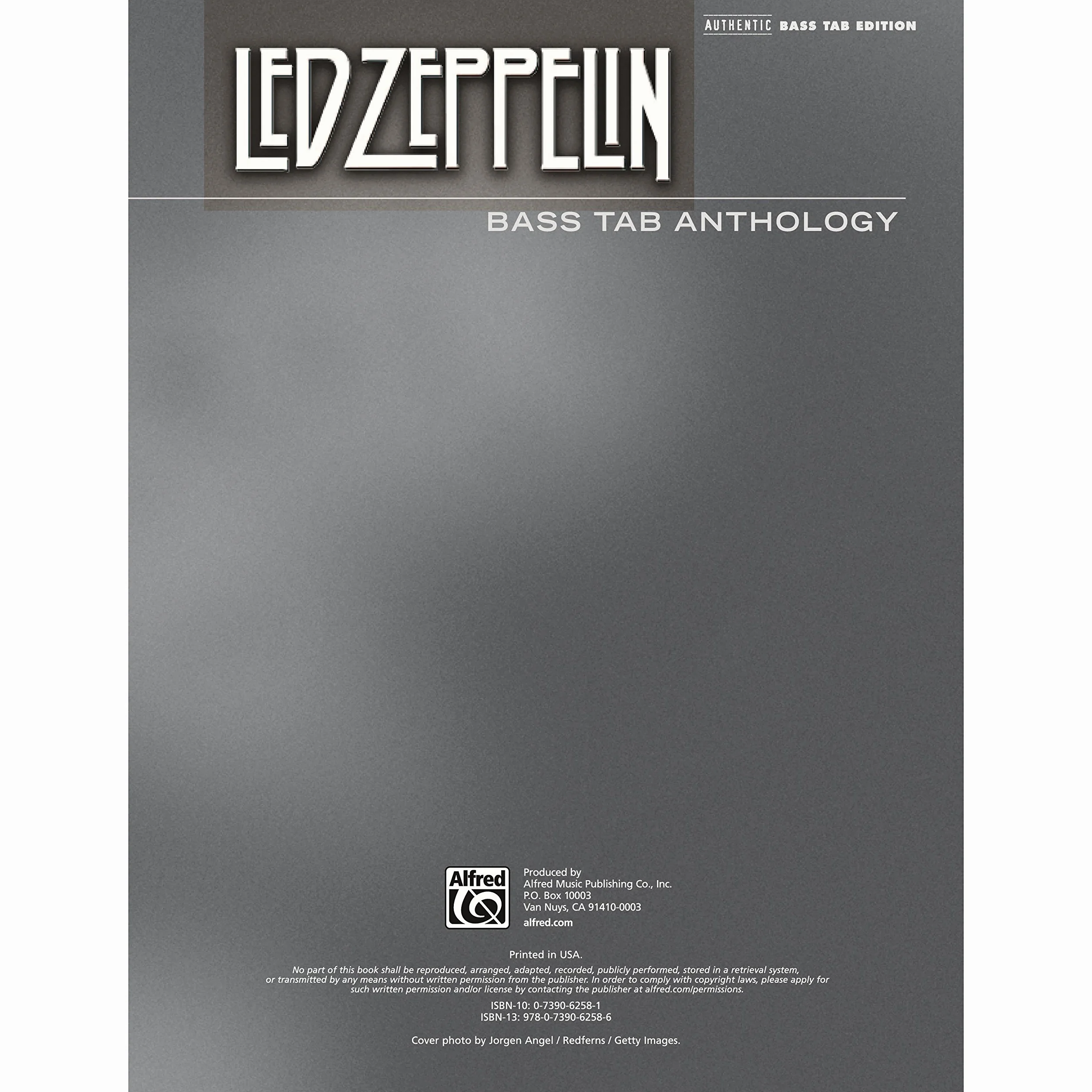 Led Zeppelin Bass Tab Anthology Authentic Bass Tab