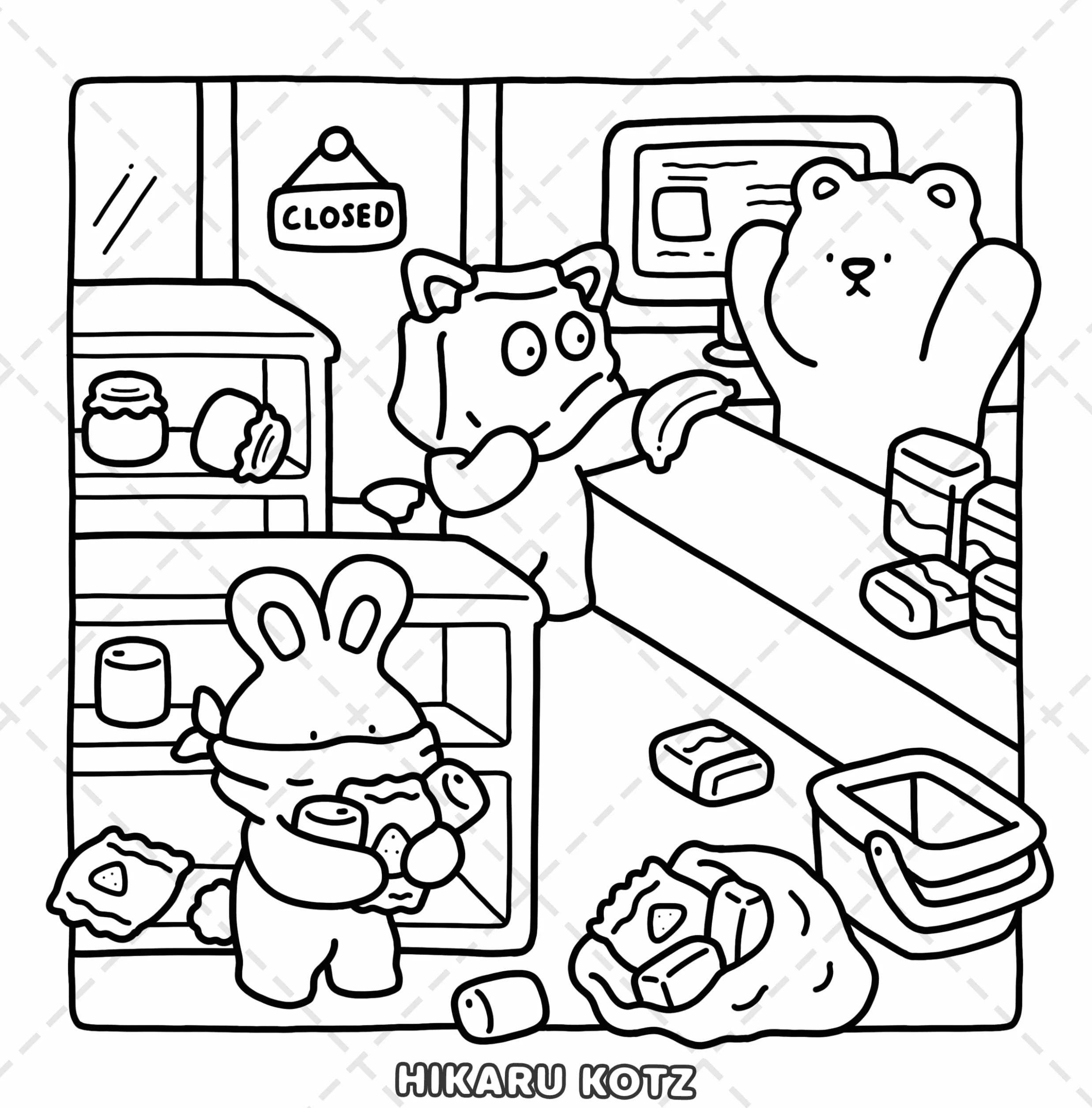 Silly Crimes: Cozy and Funny Coloring Book for Adults and Teens