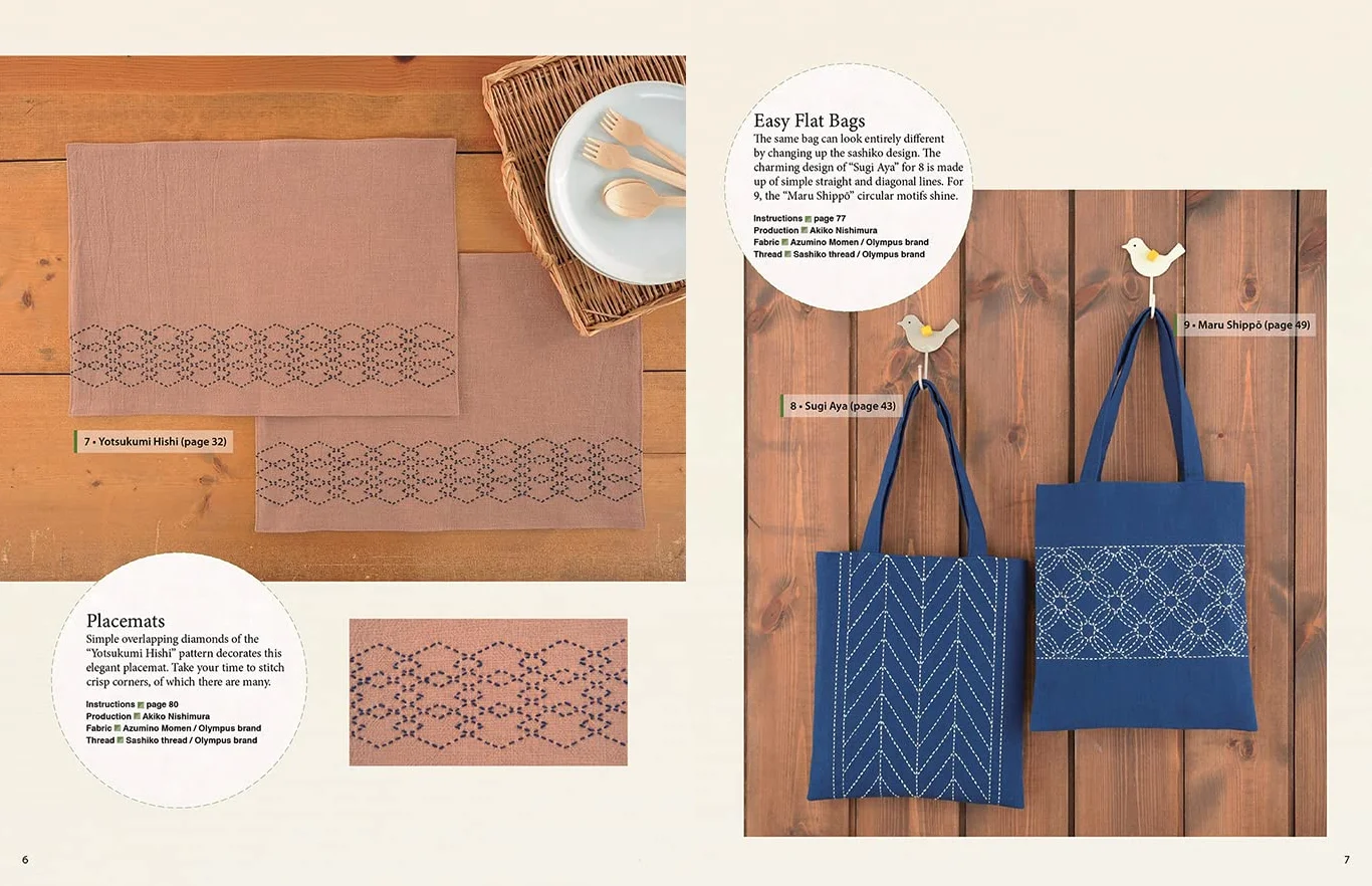 Essential Sashiko: 92 of the Most Popular Patterns (with 11 Projects and Actual Size Templates)