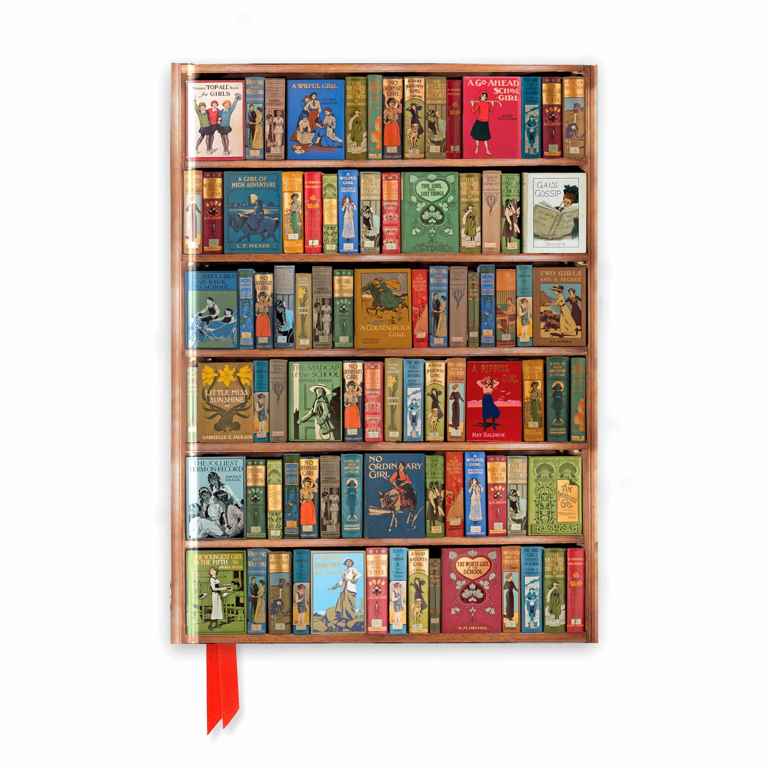 Bodleian Libraries: High Jinks Bookshelves Foiled Journal mit festem Einband und Magnetverschluss