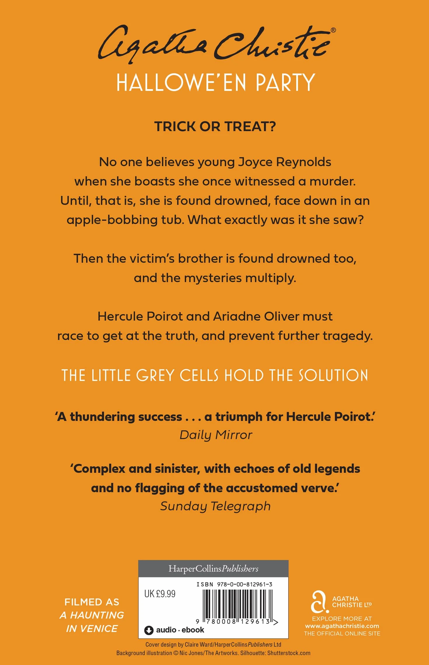 Hallowe’en Party: Hercule Poirot Halloween mystery by Agatha Christie