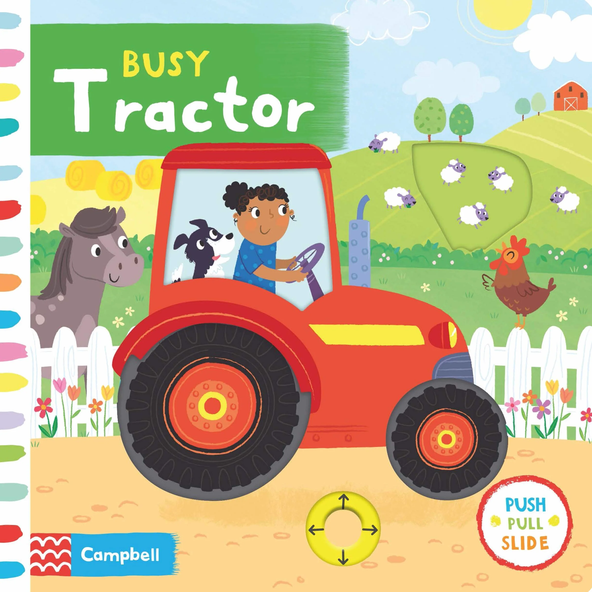 Busy Tractor: A Push, Pull, Slide Book