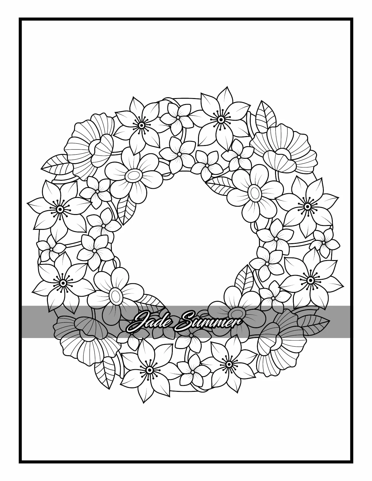 100 Flowers: Adult Coloring Book with Bouquets, Wreaths, Swirls, Patterns, Decorations