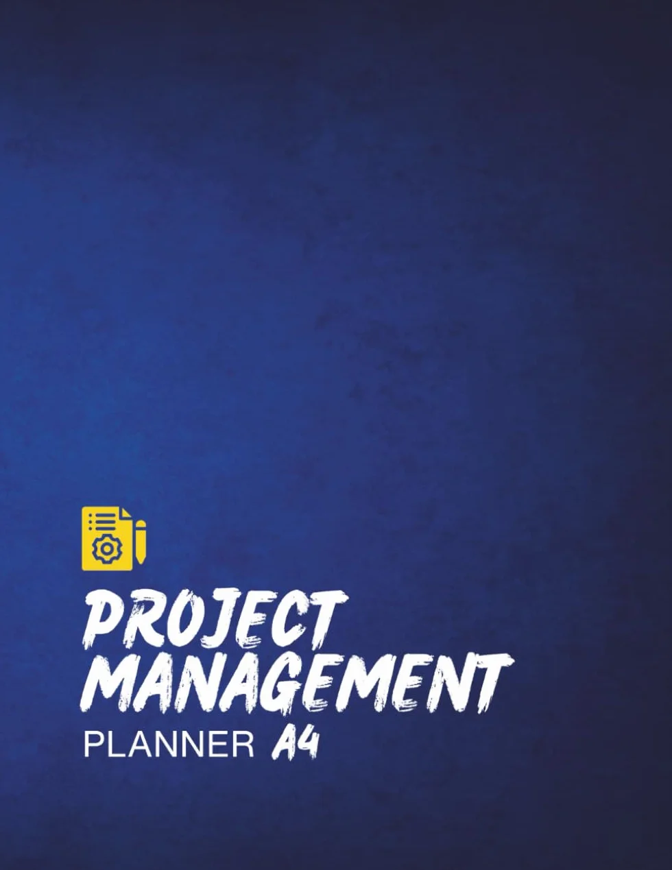 Project Management Planner A4 Undated Project Tracker