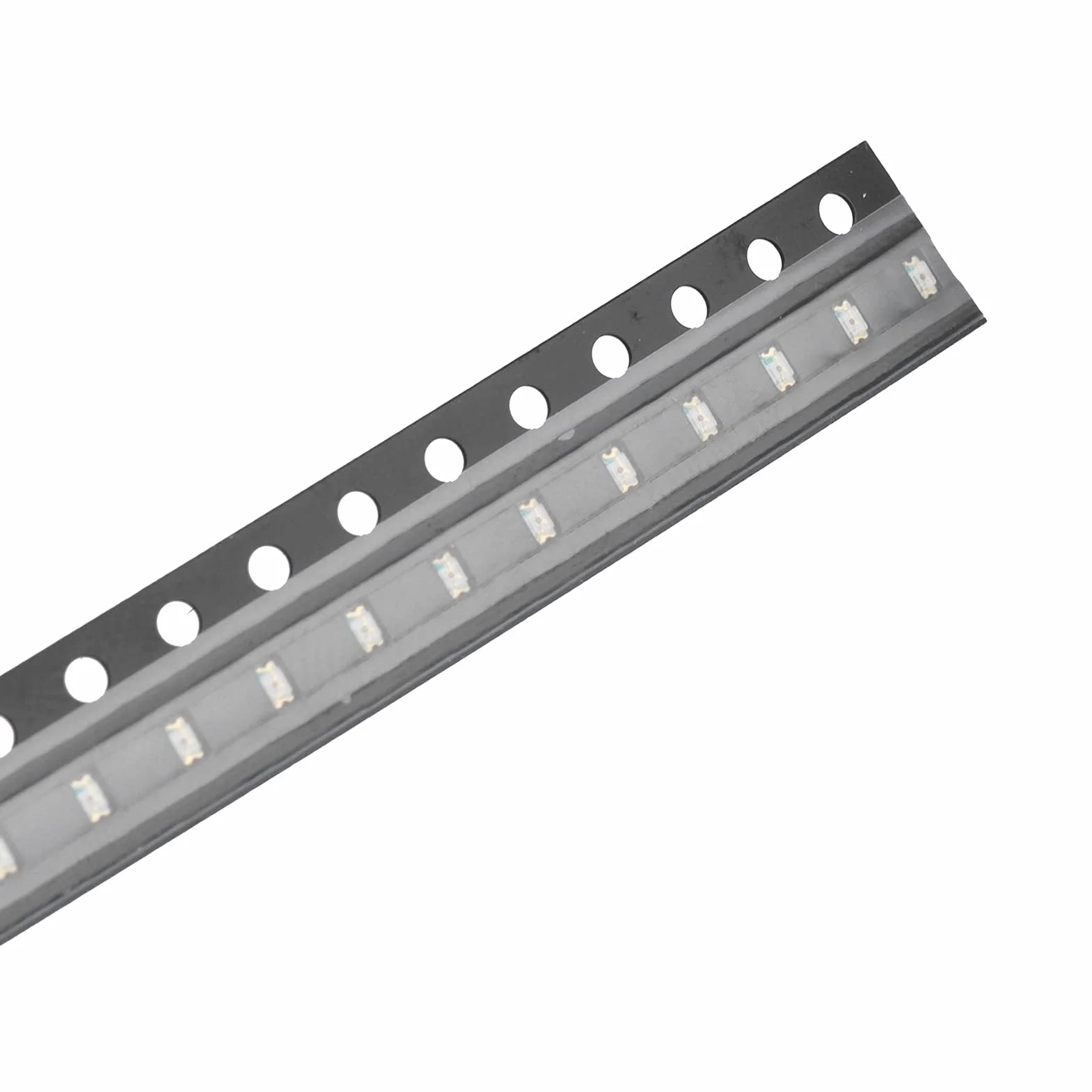 0603 Zestaw Diod LED SMD, 100 Sztuk Diod LED SMD 2800K-3200K Temperatura Barwowa 150-170mcd Jasność Wysoka Wytrzymałość Małe Niskonapięciowe SMD LED do DIY PCB(czerwony)