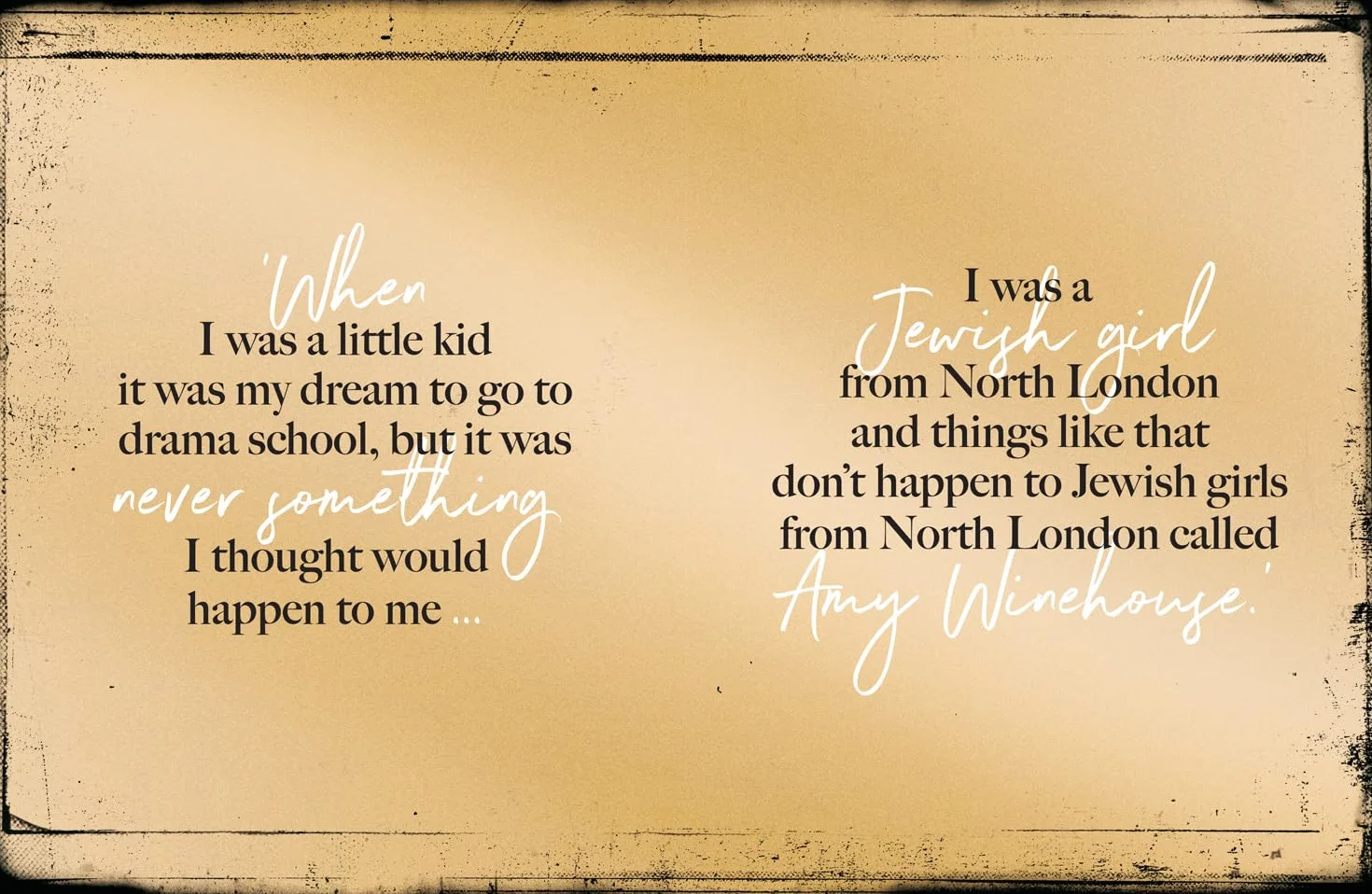 Amy Winehouse – In Her Words: An intimate look into the life of one of Britain's most-loved musical artists