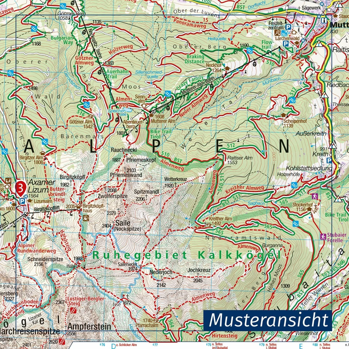 La Palma 3in1 Wanderkarte mit Aktiv Guide und Stadtplänen Fahrradfahren