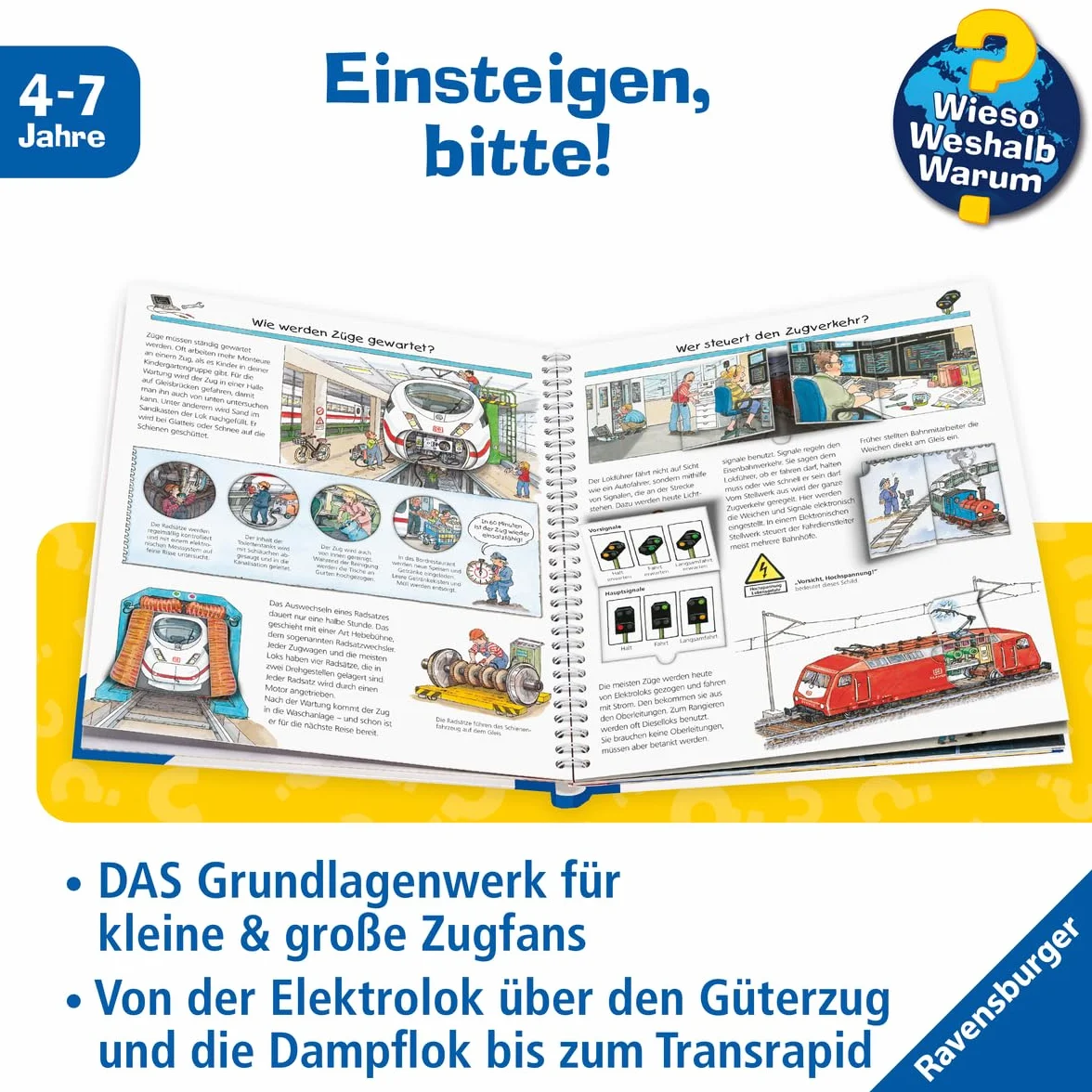 Wieso? Weshalb? Warum?, Band 8: Alles über die Eisenbahn