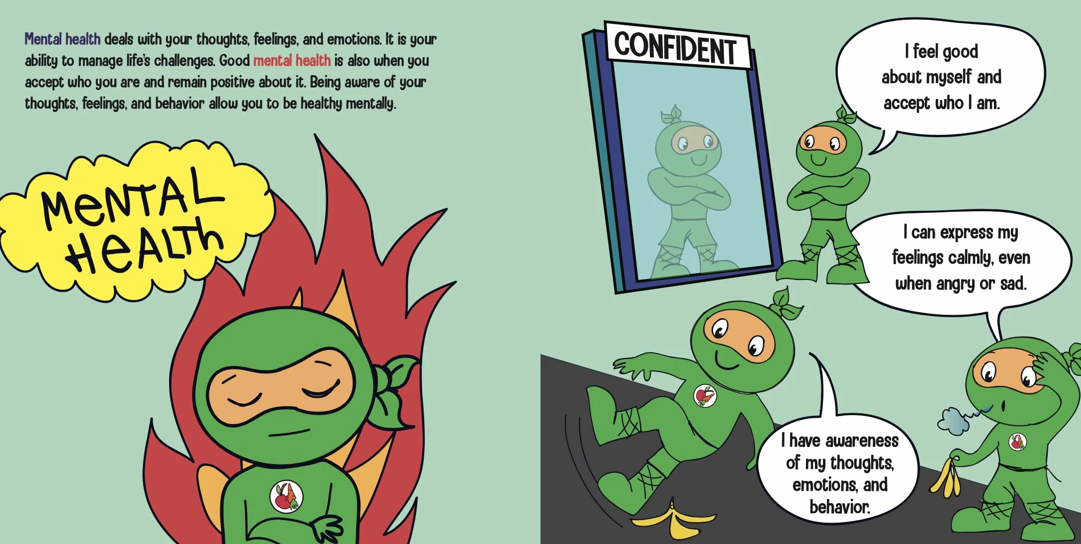 Healthy Ninja: A Children's Book About Mental, Physical, and Social Health