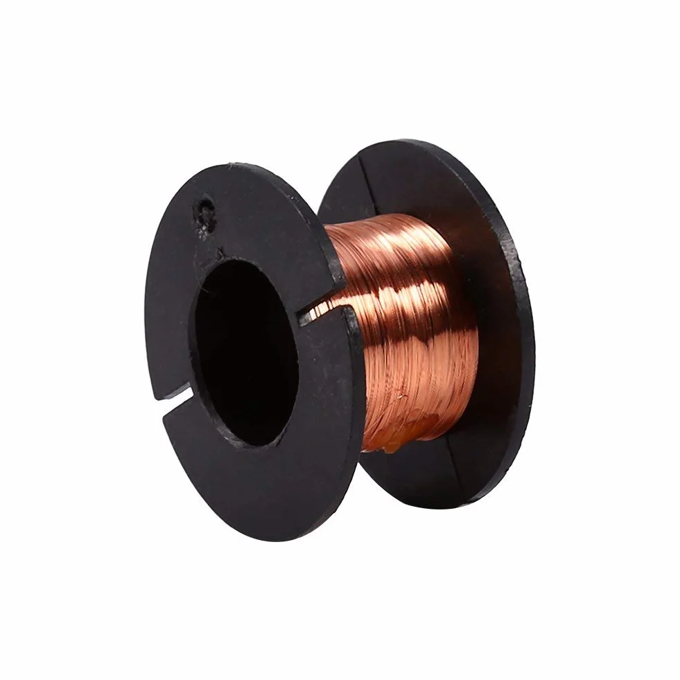 20 rolek / 10 rolek / 5 rolek drut miedziany emaliowany 0,1 mm magnetyczny zwijanie drut naprawczy 15 m do łączenia lub lutowania (10 rolek)