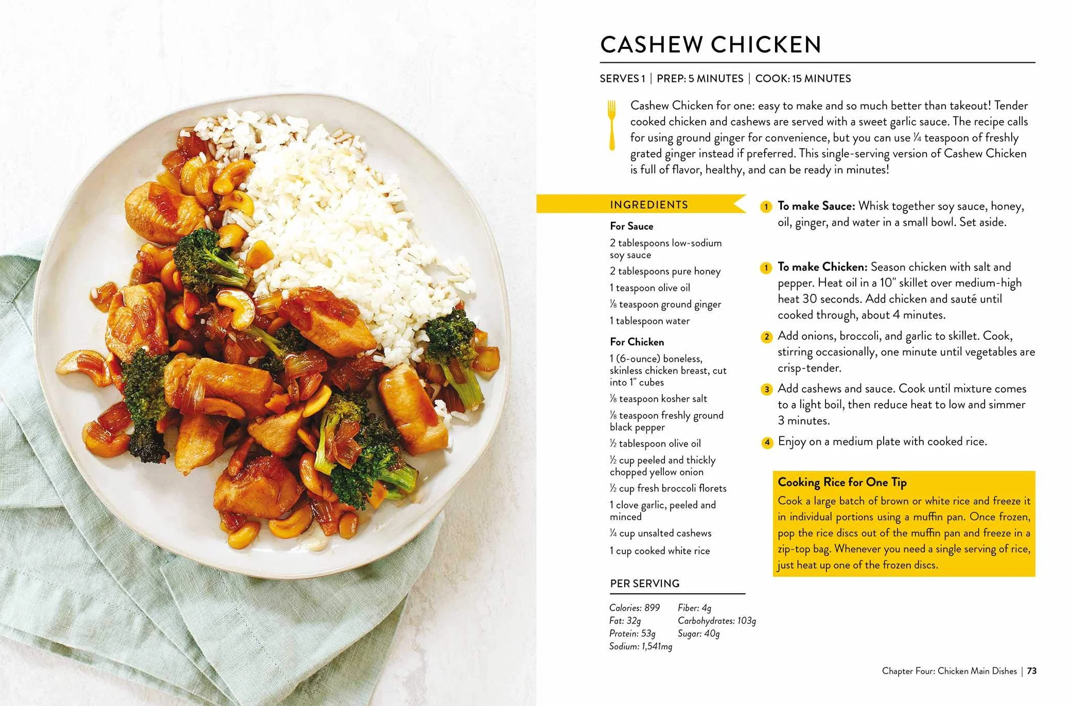 The Ultimate Cooking for One Cookbook: 175 Super Easy Recipes