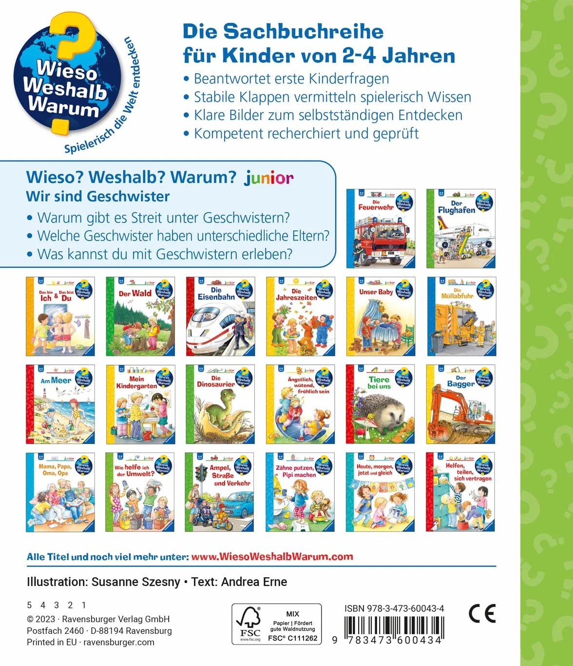 Wieso? Weshalb? Warum? junior, Band 29: Wir sind Geschwister