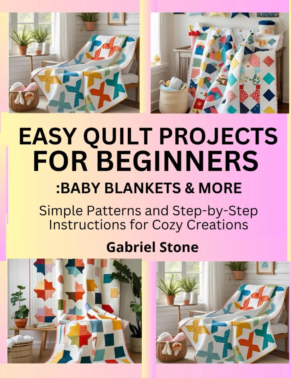 EASY QUILT PROJECTS FOR BEGINNERS: BABY BLANKETS & MORE: Simple Patterns and Step-by-Step Instructions