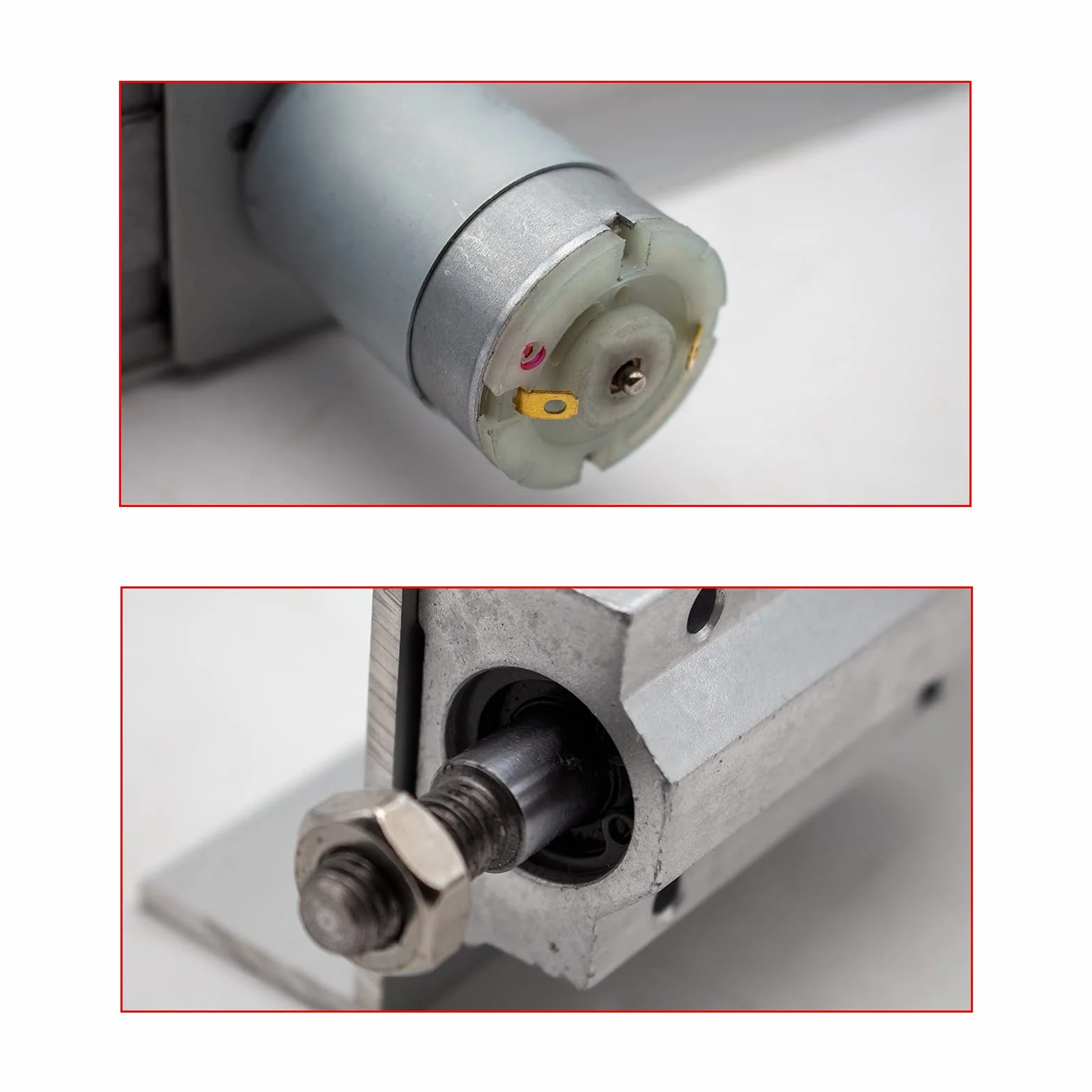 Toplionace Siłownik Liniowy z Cyklem Posuwisto Zwrotnym, Regulowany Silnik z Przekładnią Teleskopową 12 V/24 V DC DIY z Regulatorem Prędkości Skok 3-15 cm (DC24V, 45RPM)