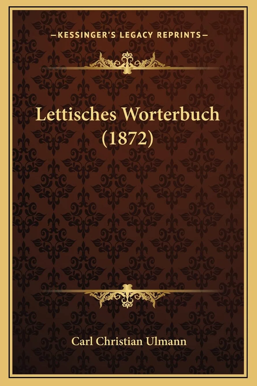 Lettisches Worterbuch (1872)
