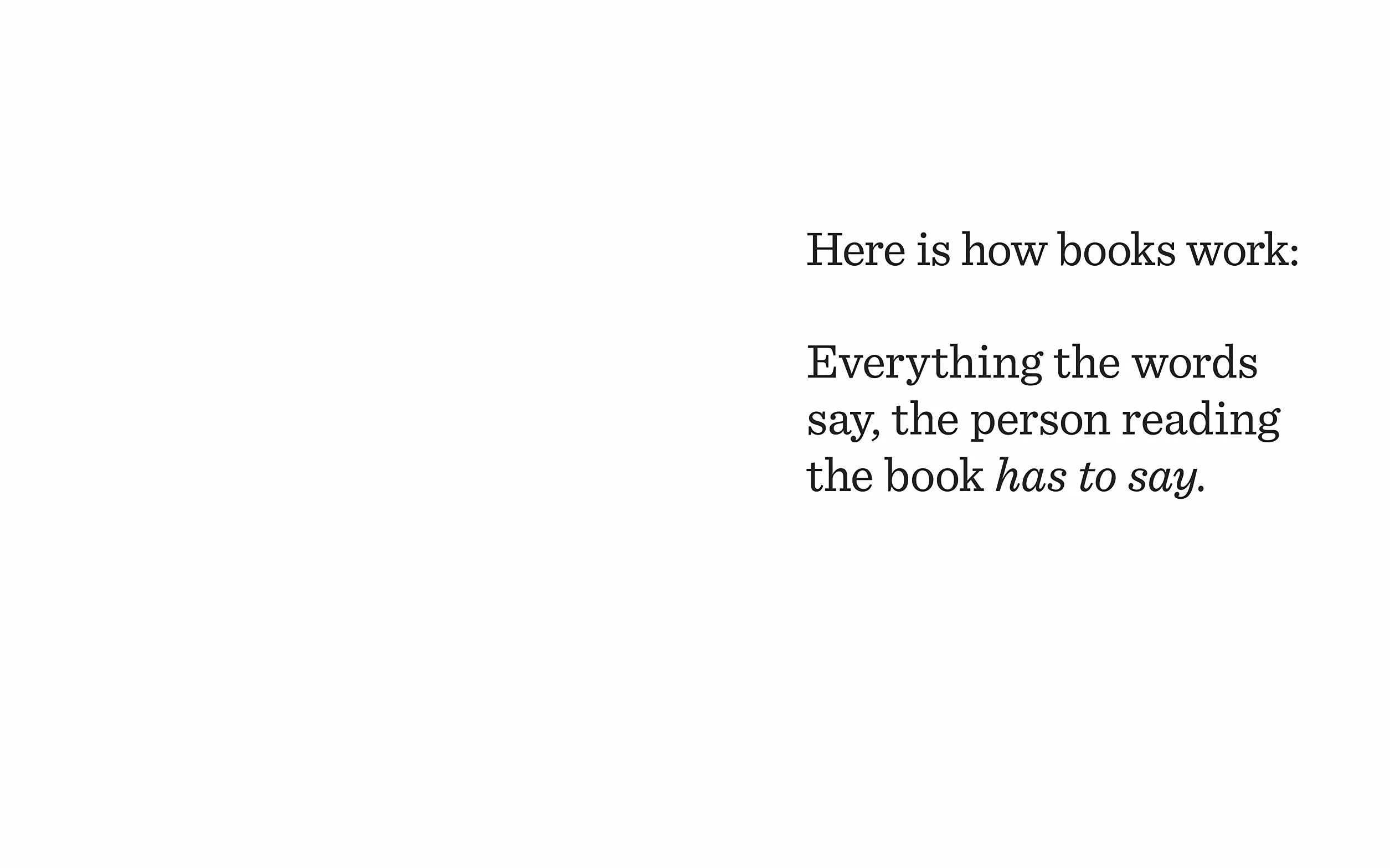 The Book With No Pictures: A Hilarious Read Out Loud Book for Kids