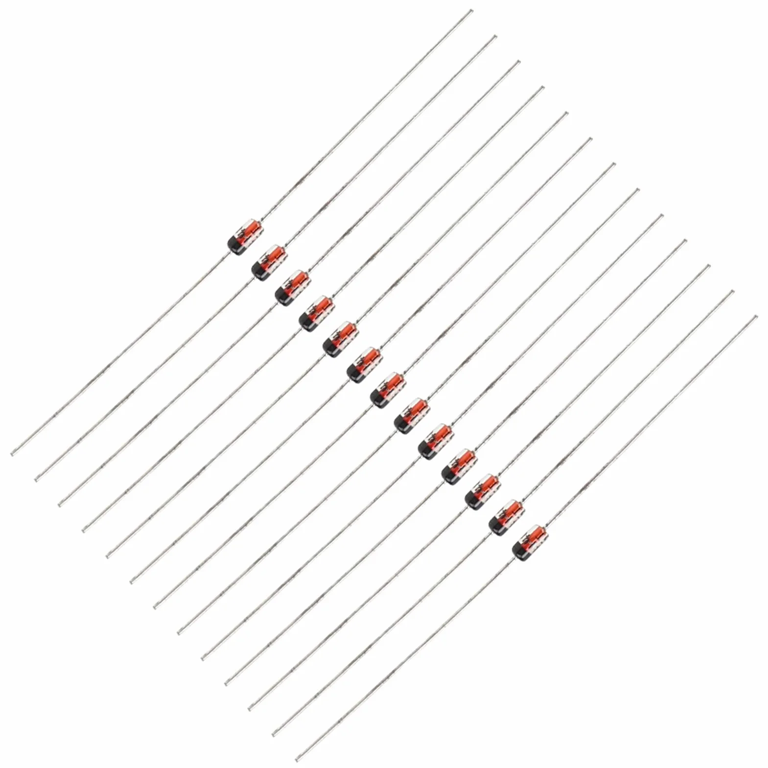 Dioda szybkiego przełączania 1N4148 200mA 100V krzemowa 500 sztuk zestaw