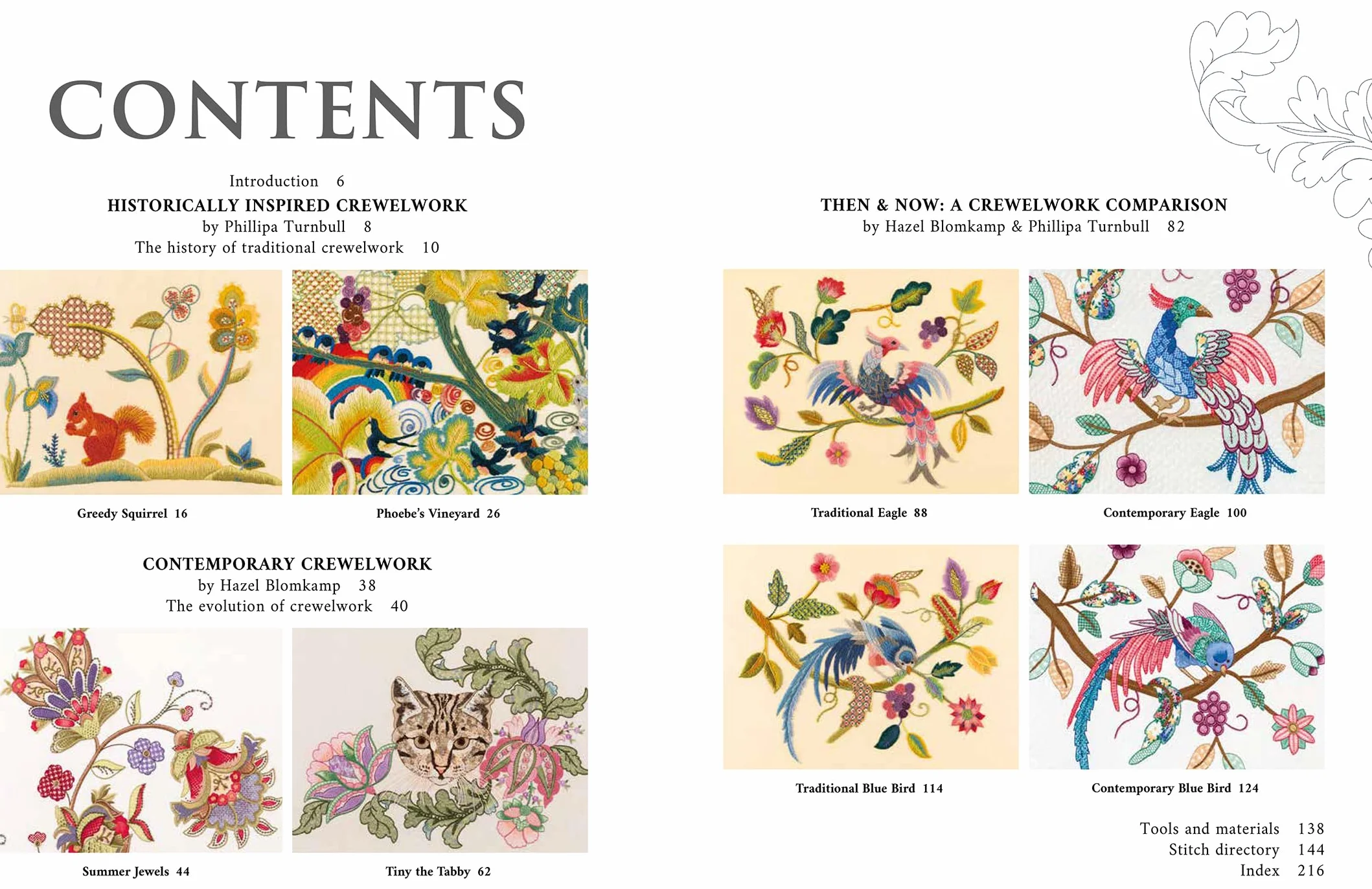 Crewelwork Then and Now: Exploring Traditional Designs and Contemporary Stitching