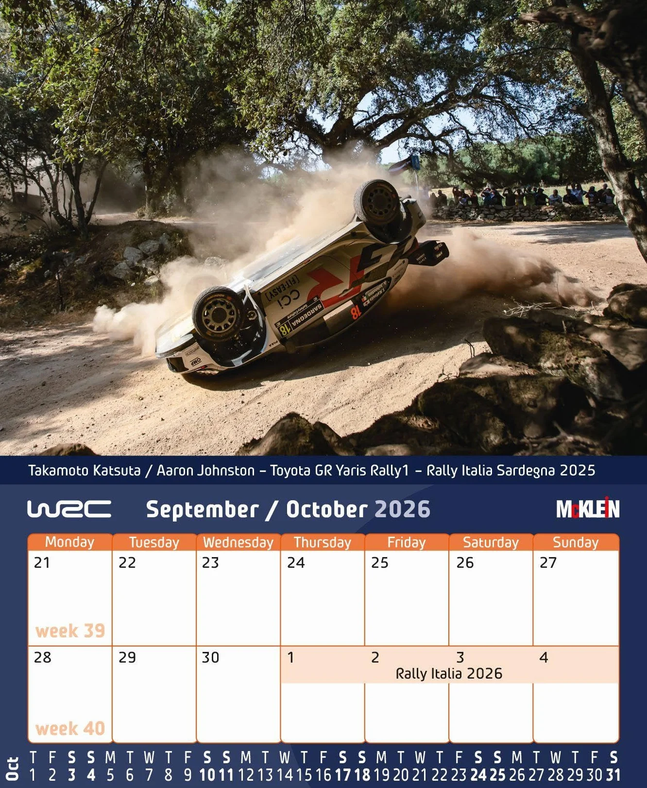 2026 Desktop Rally Calendar