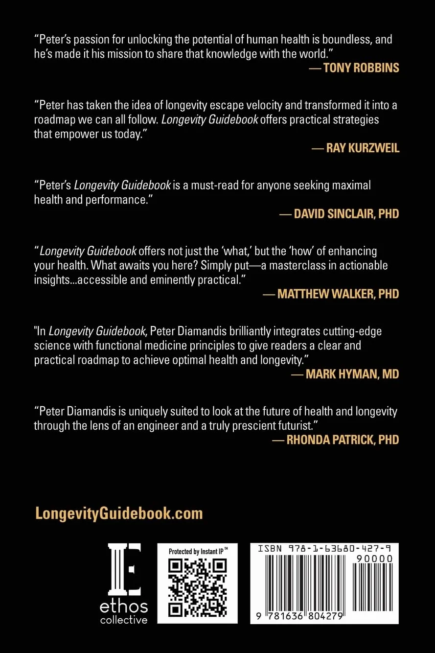 Longevity Guidebook: How to Slow, Stop, and Reverse Aging — and NOT Die from Something Stupid
