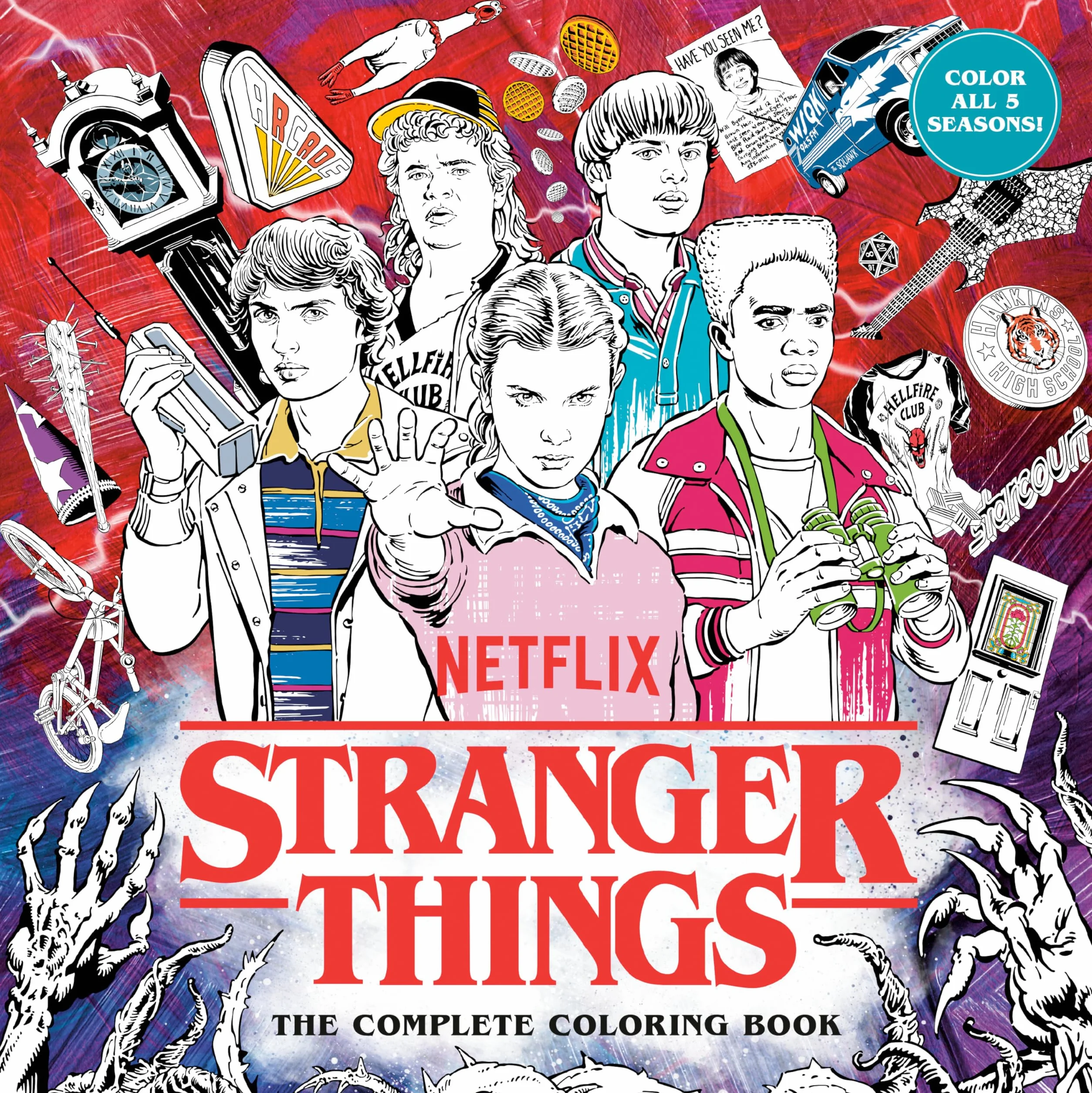 Stranger Things: The Complete Coloring Book (All Five Seasons)