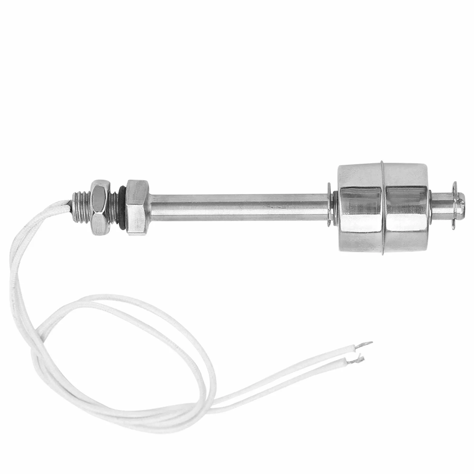 Czujnik poziomu cieczy M10x1,5 ze stali nierdzewnej przełącznik pływakowy 0-220 V NC długość 100 mm