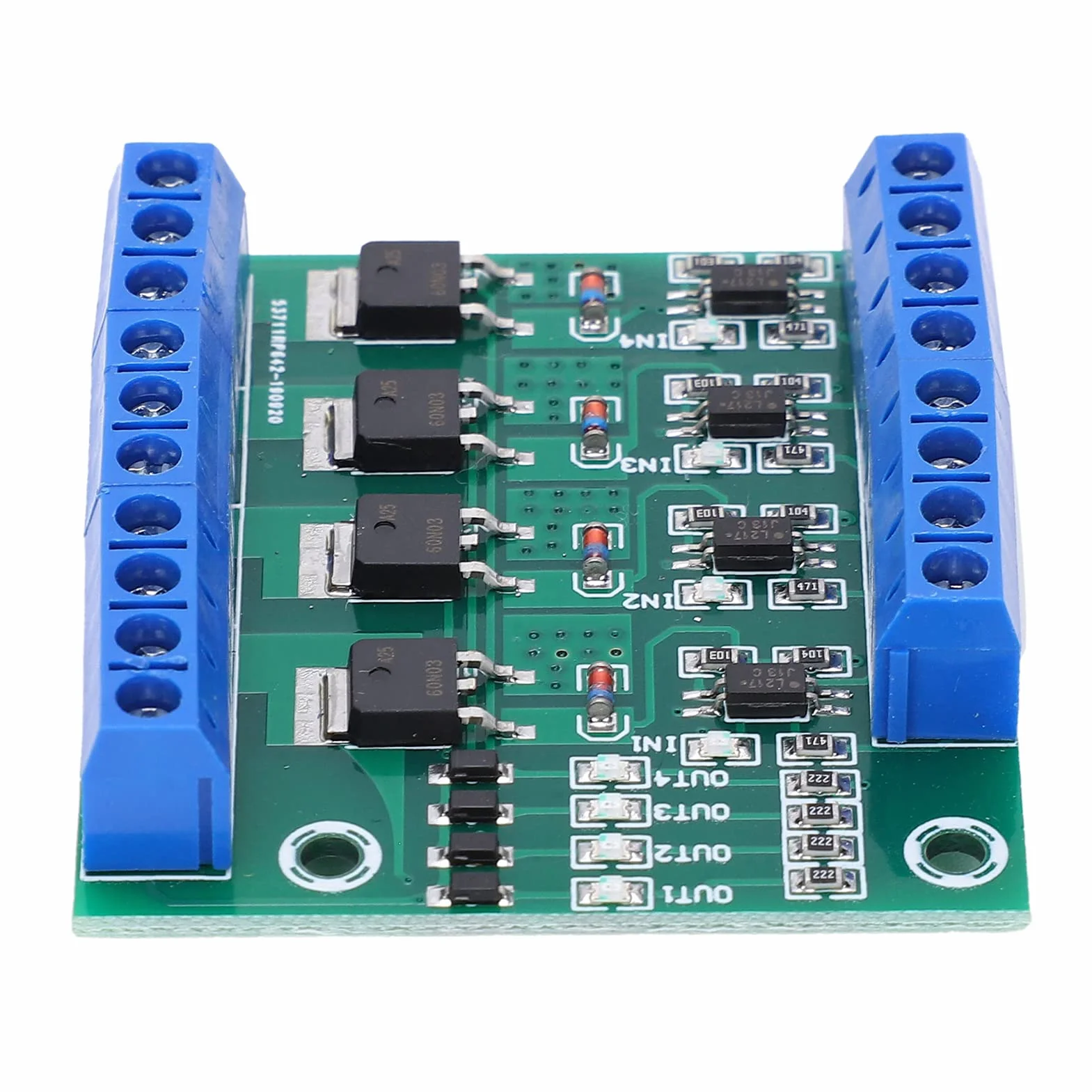 4-kanałowy moduł MOSFET do Obwodu Wzmacniającego PLC/modułu Napędowego – Płytka Sterująca Dużej Mocy do Projektów Automatyki