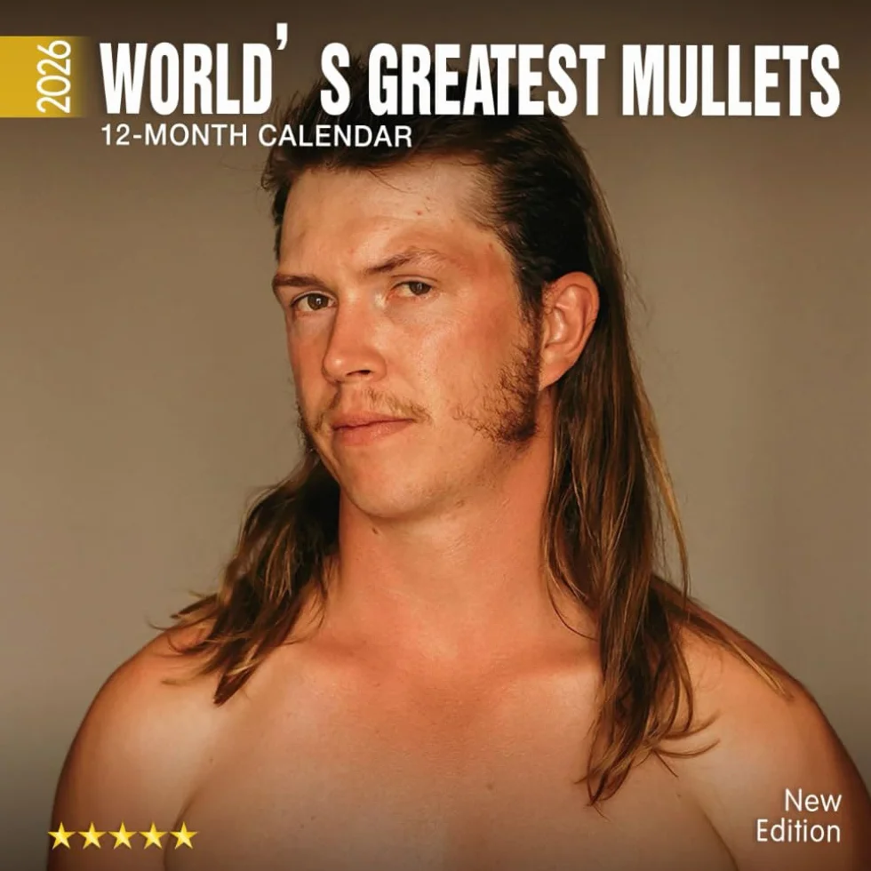 World's Greatest Mullets 2026 Calendar