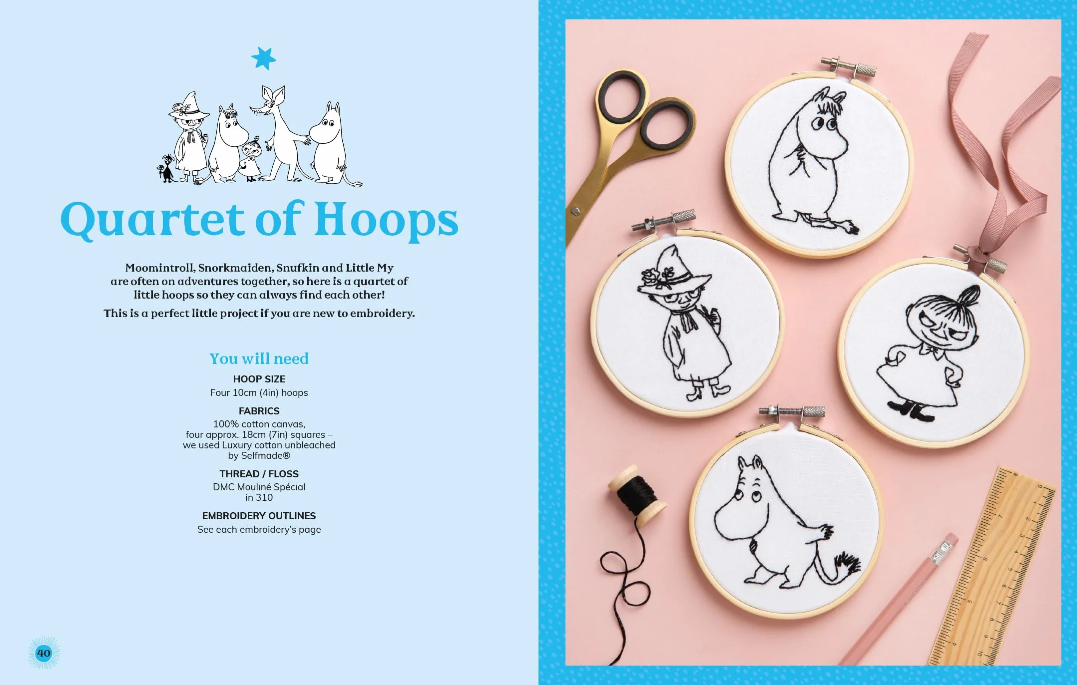 Moomin Embroidery: Stitch the Enchanting Characters from Moominvalley