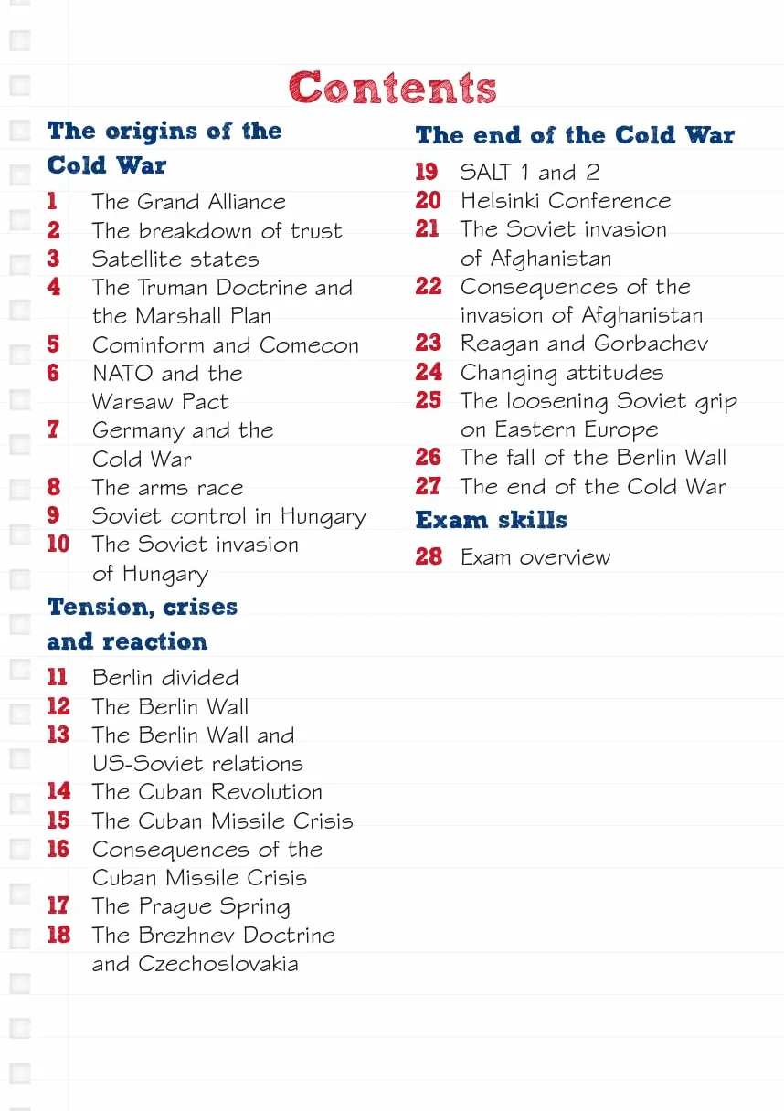 Revise Edexcel GCSE (9-1) History: Superpower Relations and the Cold War Revision Cards: with free online Revision Guide and Workbook