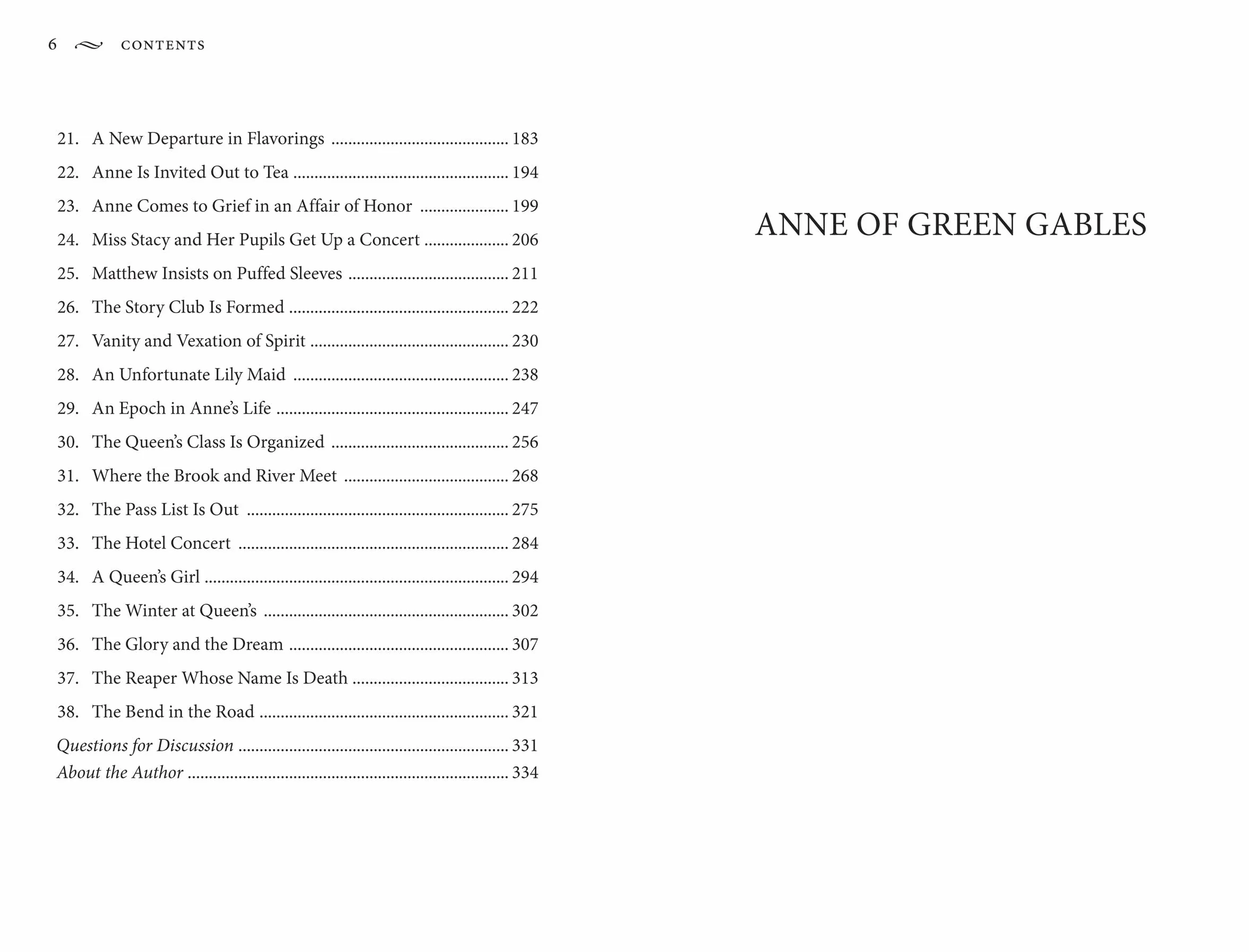 Anne of Green Gables