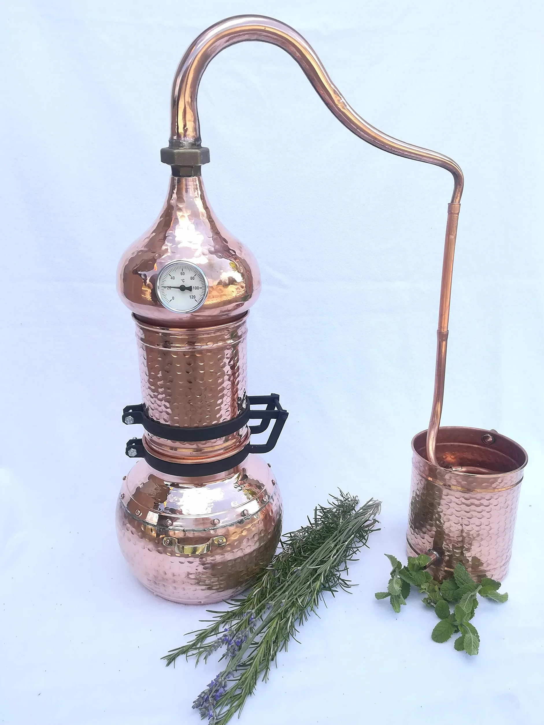 Destylator alembik kolumnowa z miedzi 5 l
