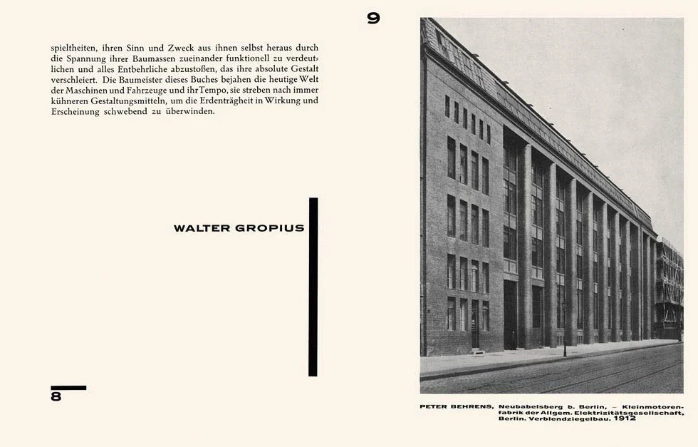 Walter Gropius: International Architecture: BAUHAUSBÜCHER 1