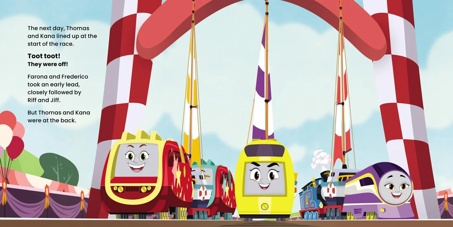 Thomas and Friends Race for the Sodor Cup Illustrated Storybook for Kids 2-5 Years