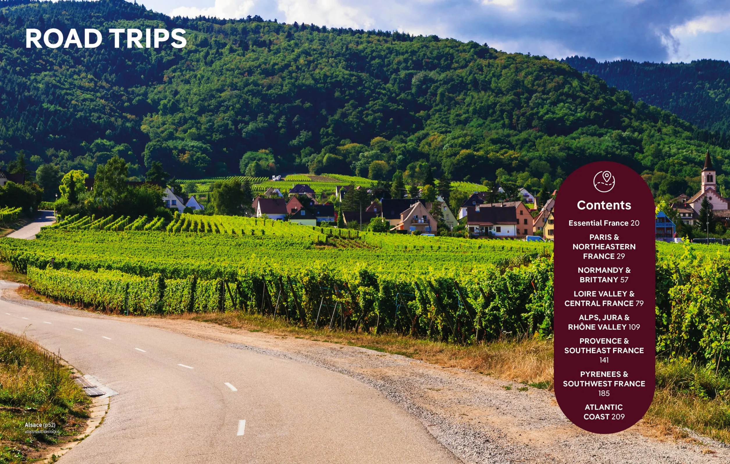 Best Road Trips France 4ed - anglais: Detailed Itineraries Travel Like a Local Insider Tips Covers Paris, Normandy, Loire Valley, Provence, and More