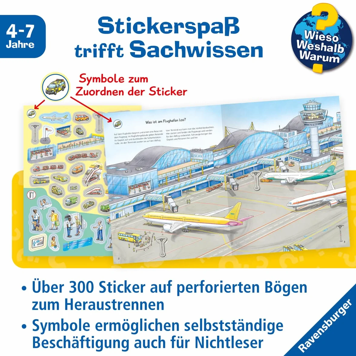 Wieso? Weshalb? Warum? Stickerheft Flugzeuge