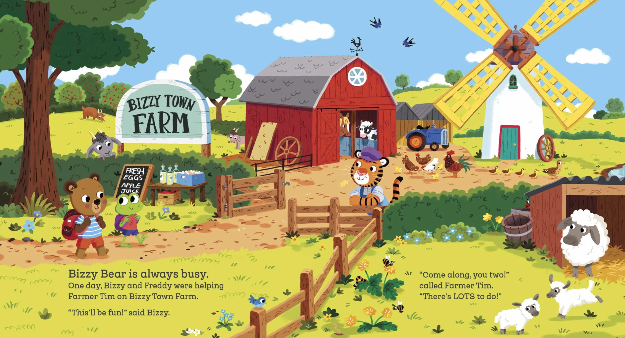 Tractor Trouble: A Bizzy Bear storybook