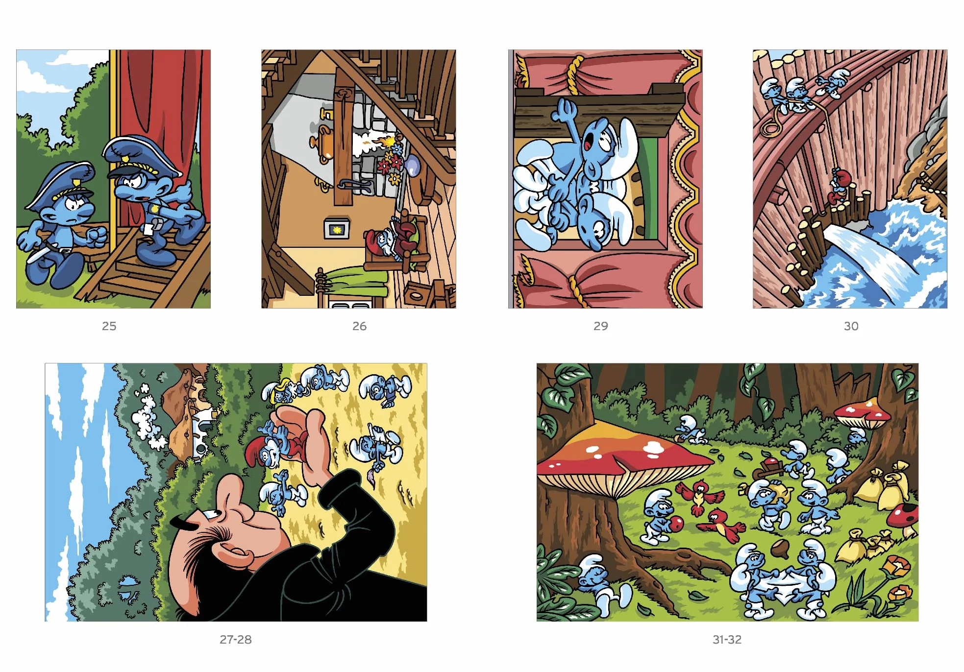 Coloriages mystères Schtroumpfs Tome 2