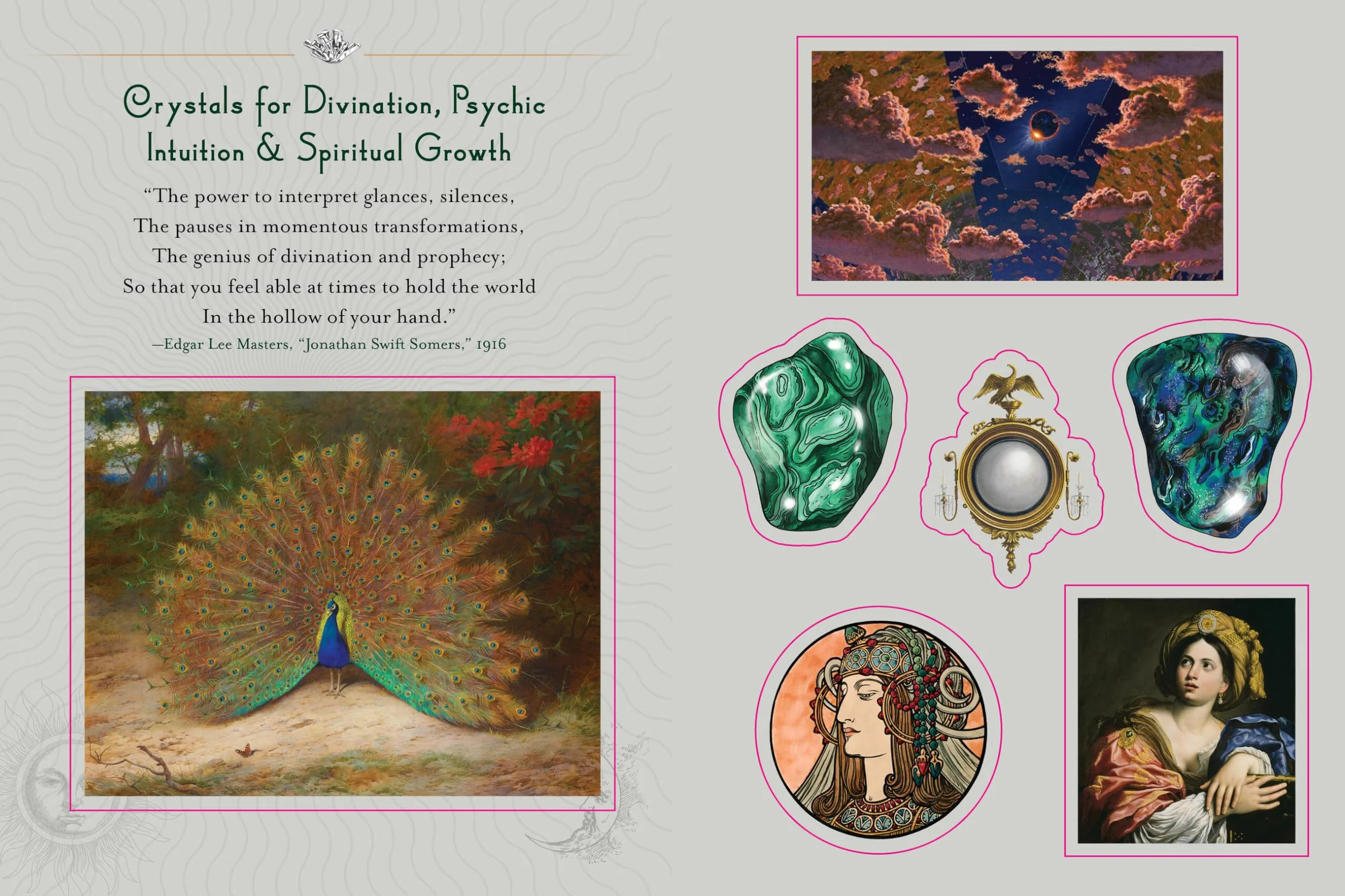 Crystal Sticker Book: More Than 400 Magickal & Mystical Stickers